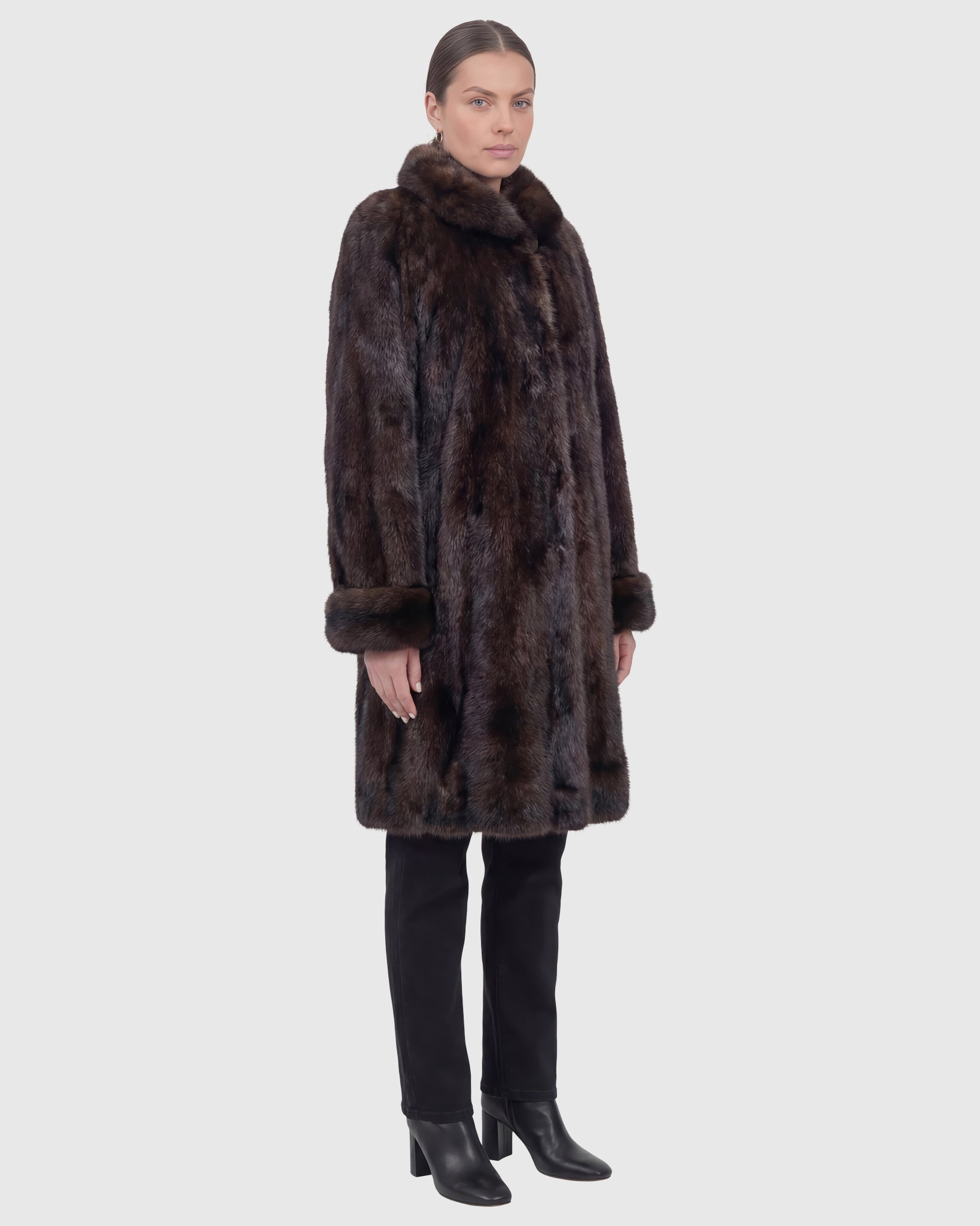 MINK SHORT COAT Gorski First Copy