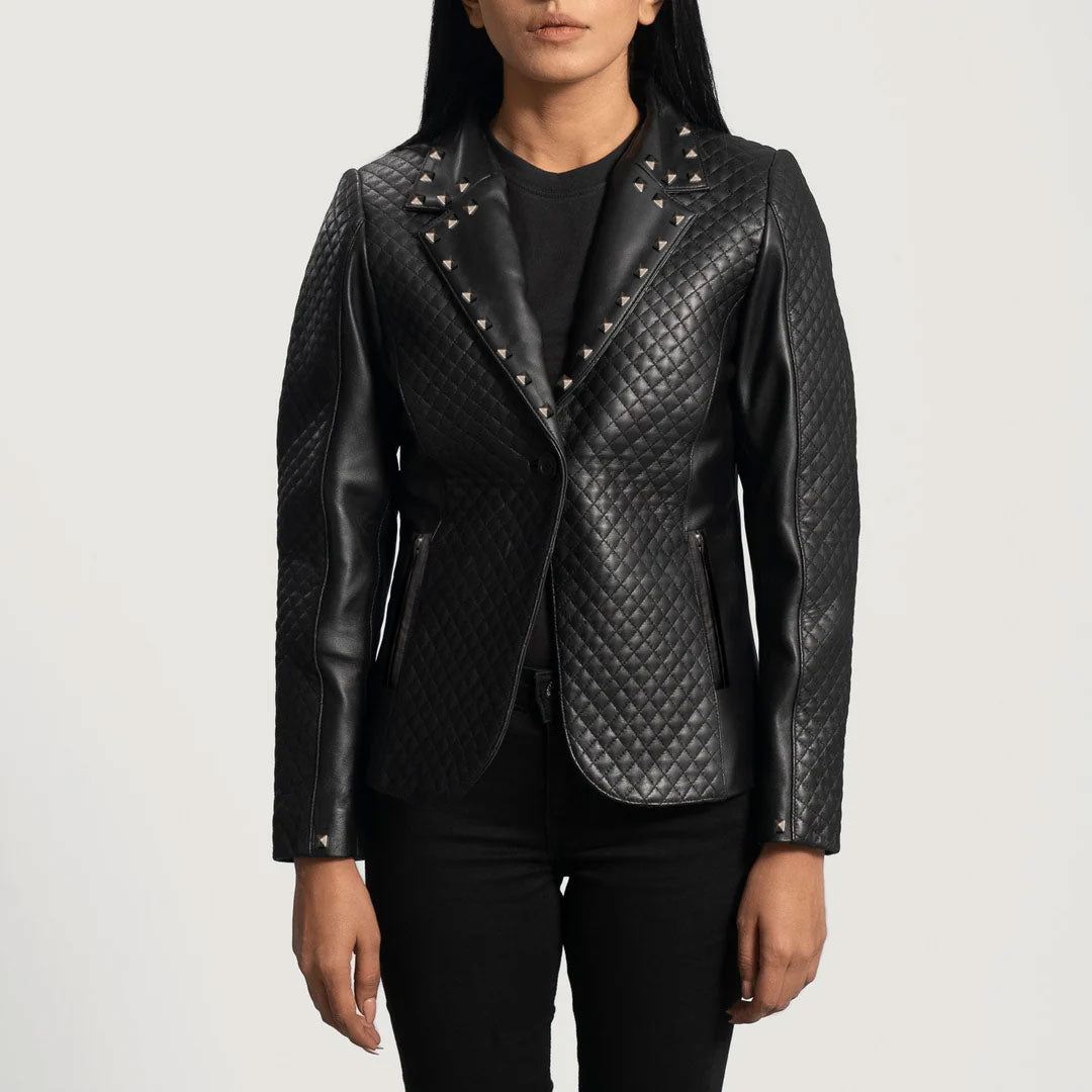 Custom Jess Yee Leather Blazer