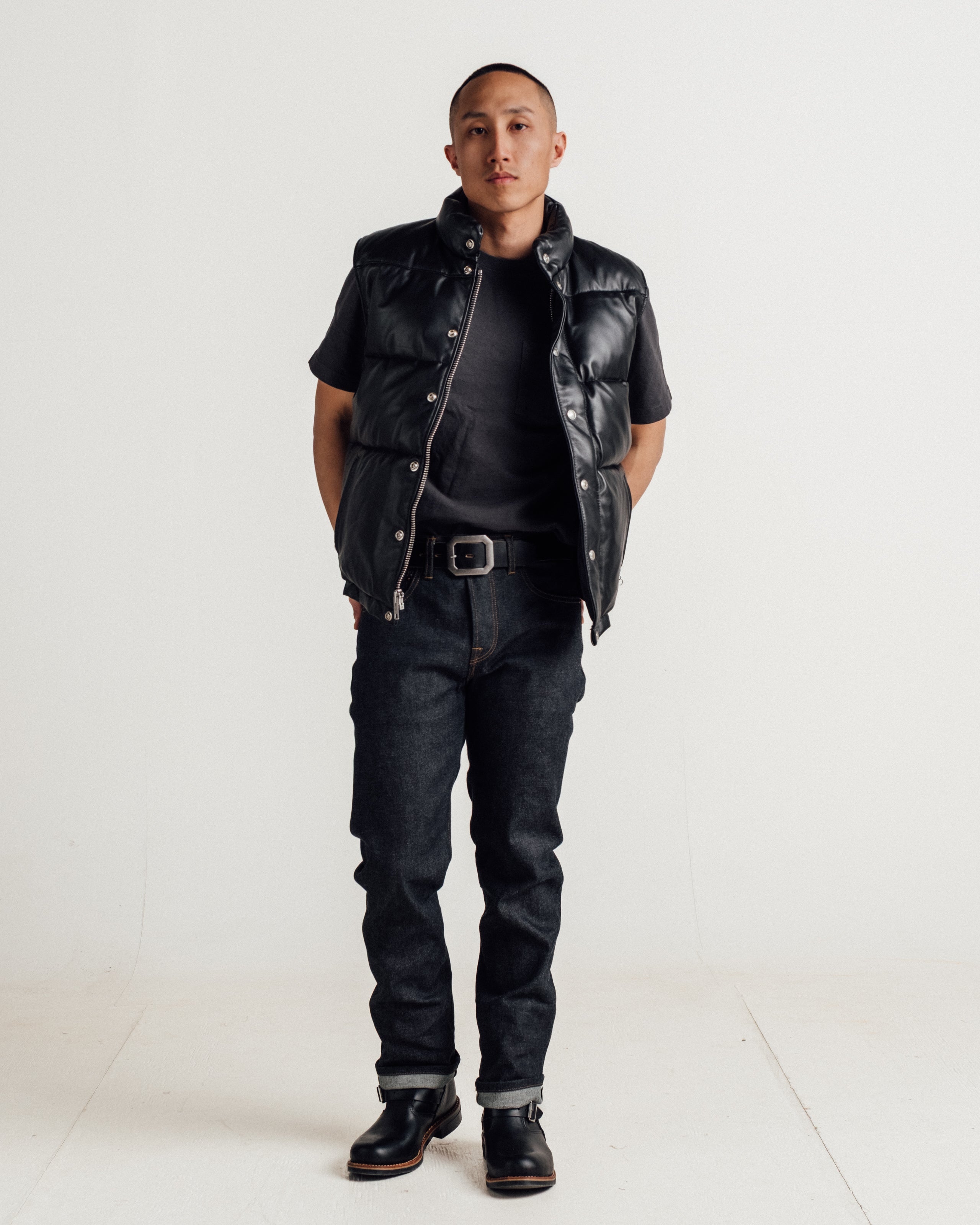 204DV Down Filled Lambskin Vest