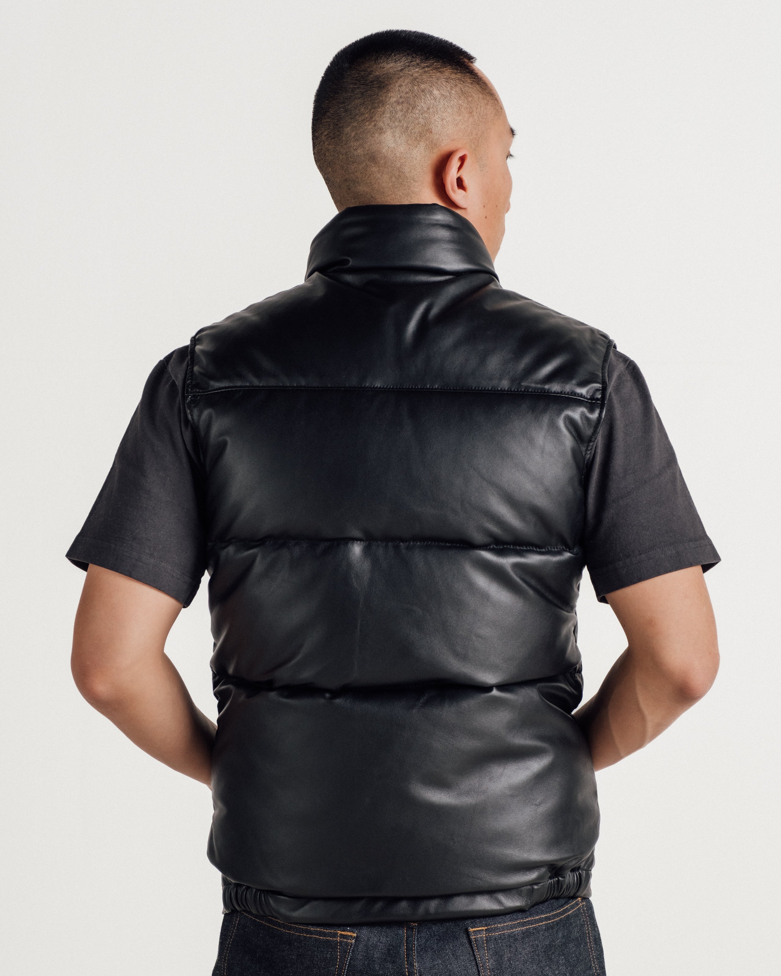 204DV Down Filled Lambskin Vest
