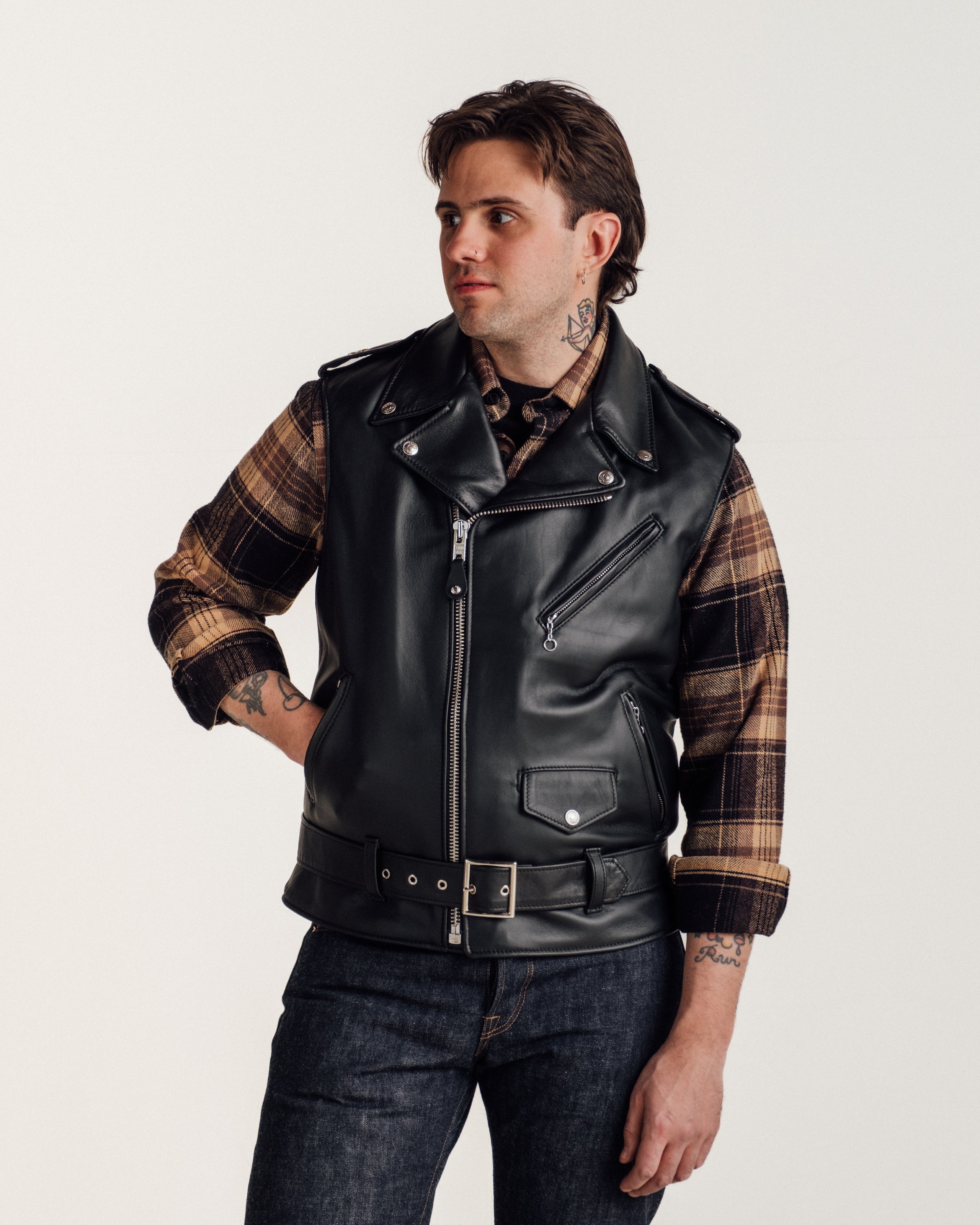 213V Lambskin 'Perfecto' Vest