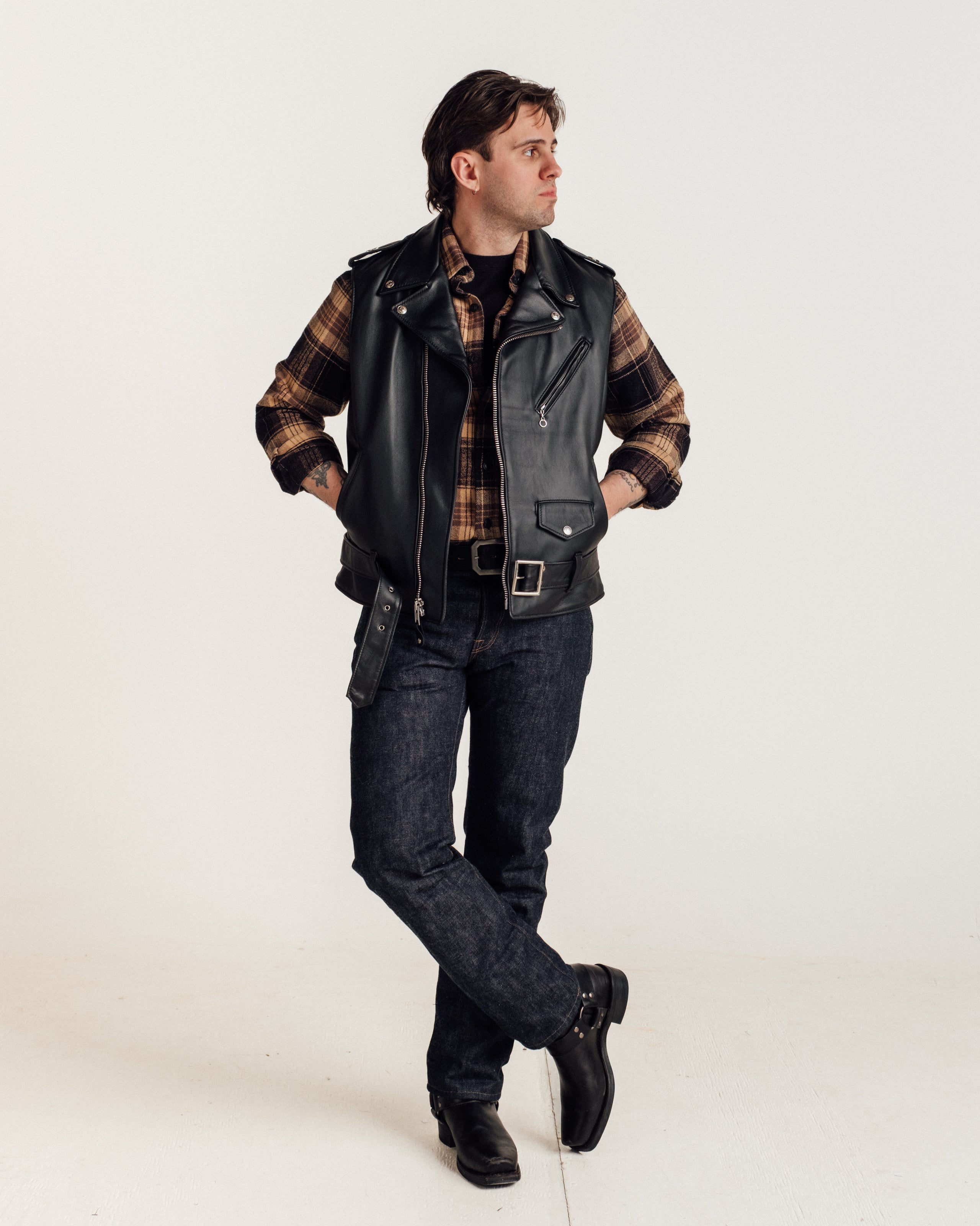 213V Lambskin 'Perfecto' Vest
