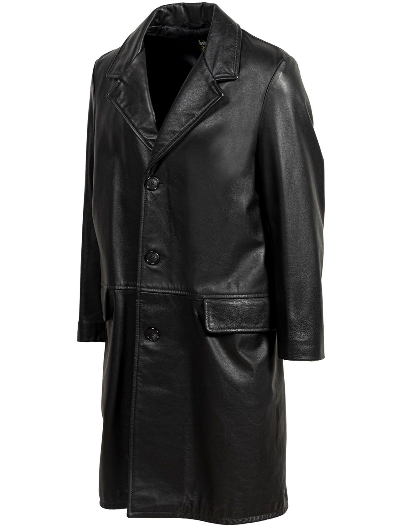 495 Men's Lightweight Cowhide Trench Coat