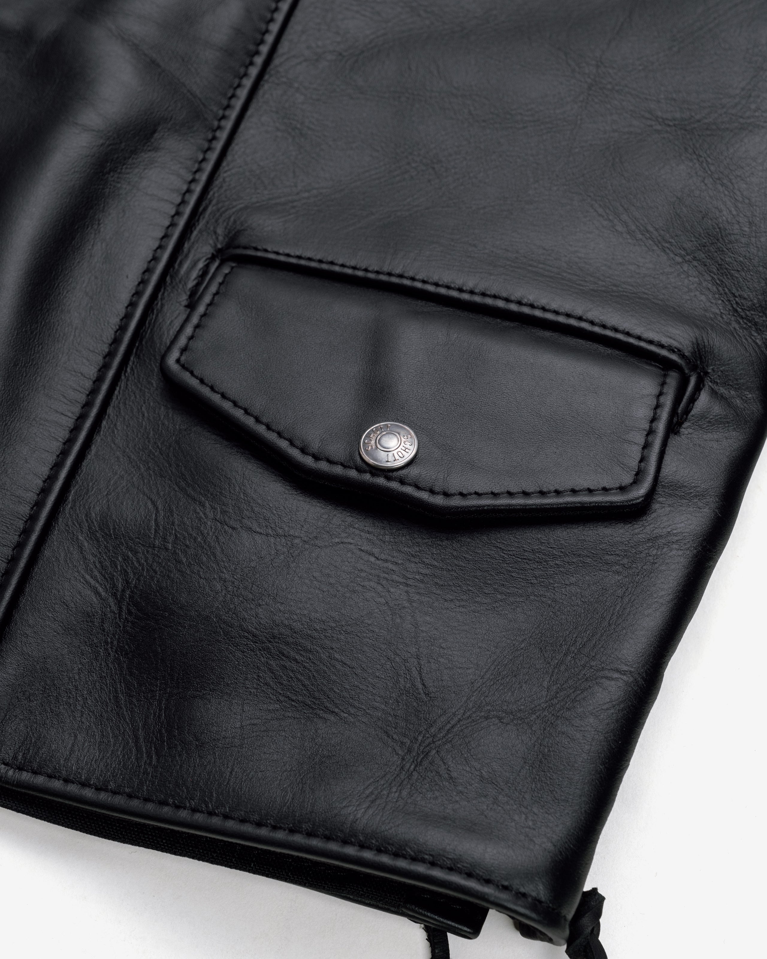 515V Laced Genuine Pebbled Cowhide Club Vest