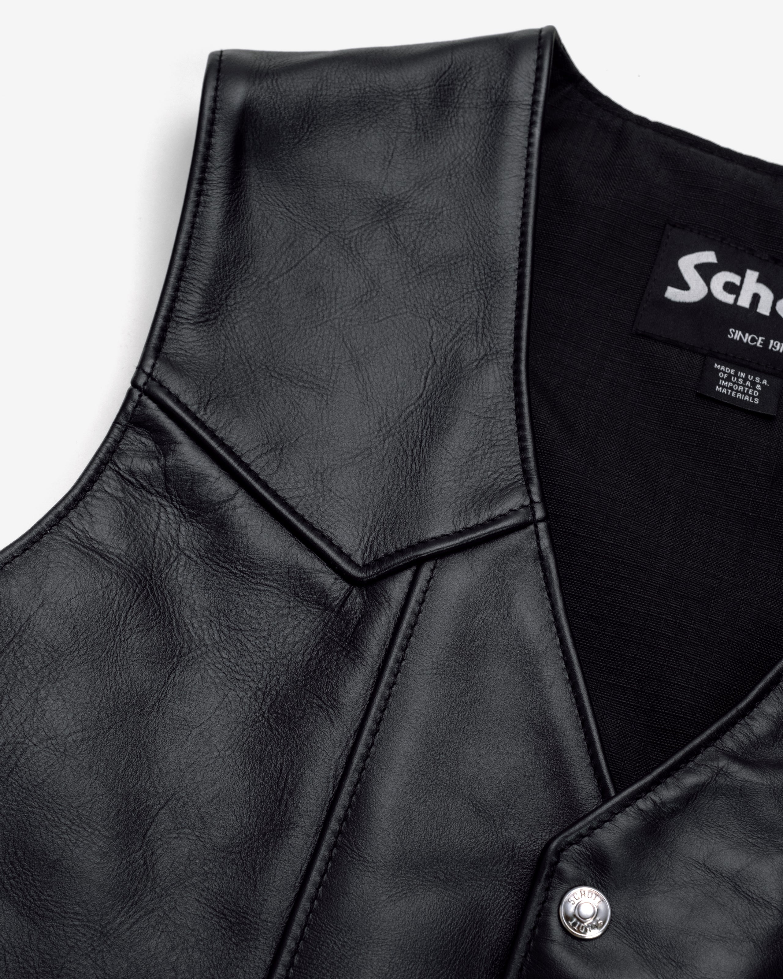 515V Laced Genuine Pebbled Cowhide Club Vest