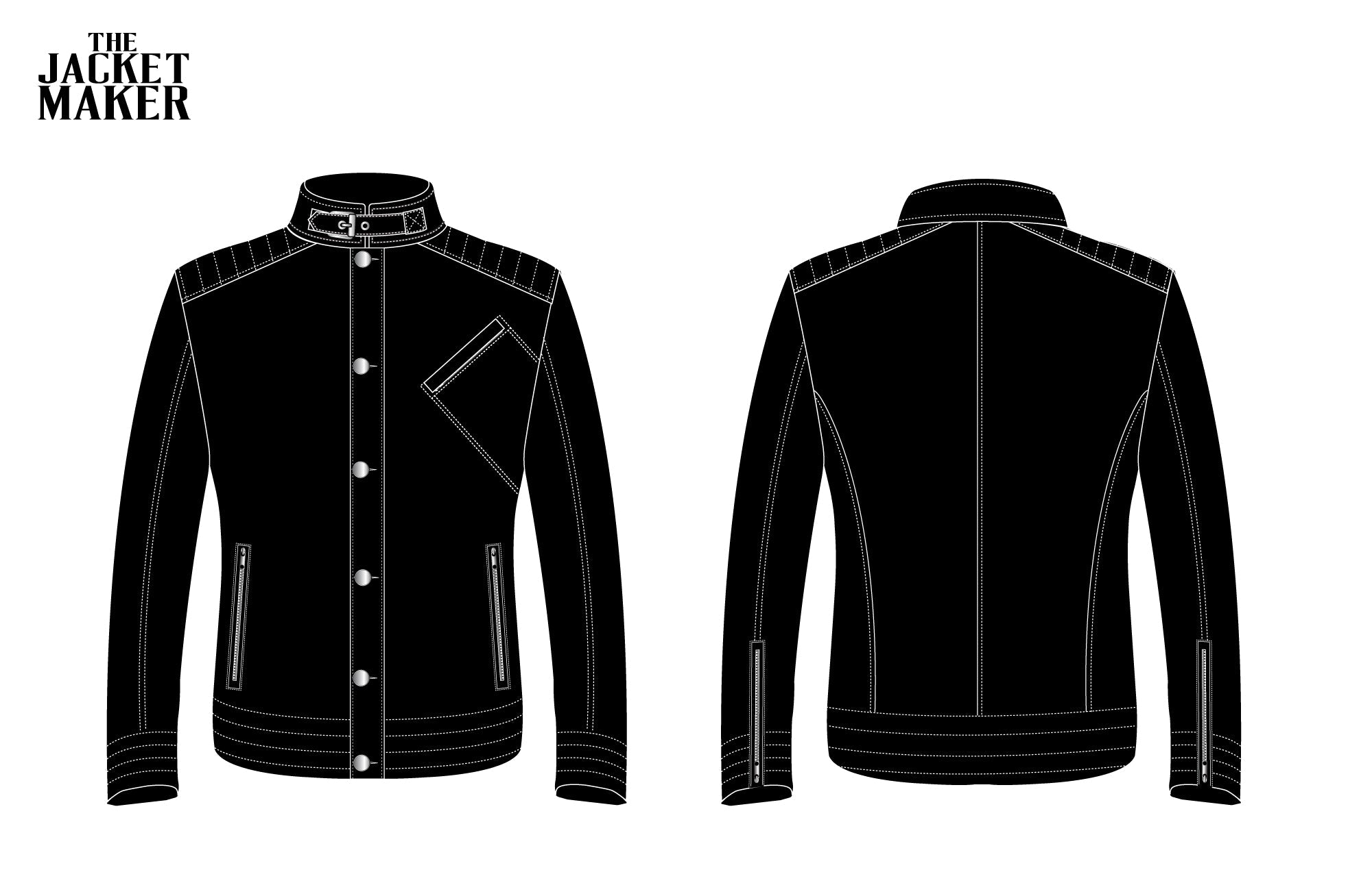 Custom Arthur Baker Leather Jacket