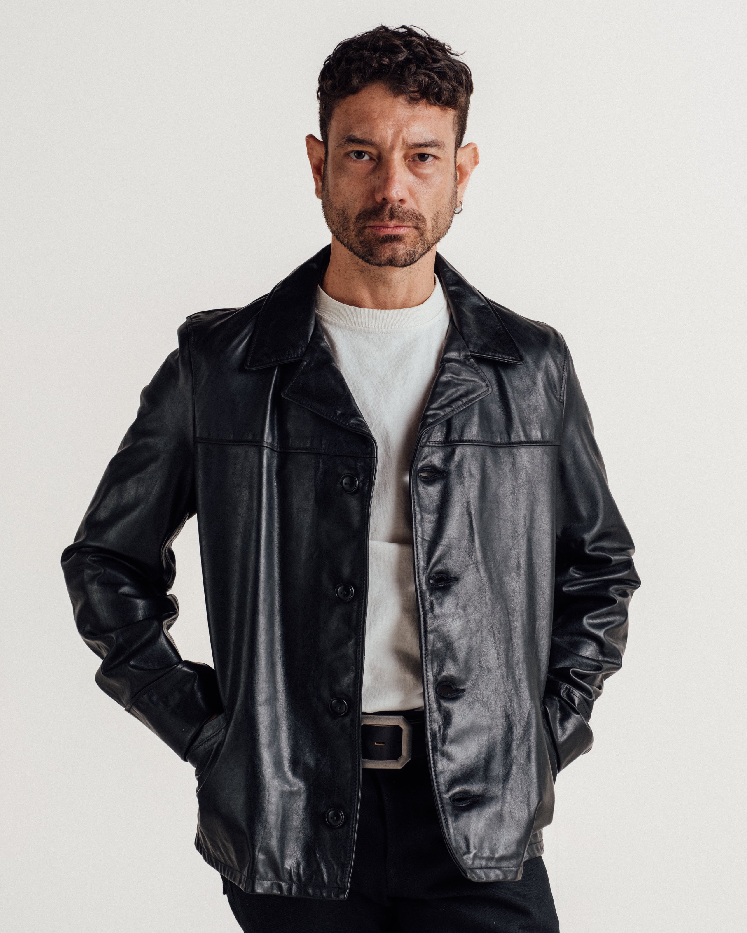 544 Lightweight Cowhide Car Coat