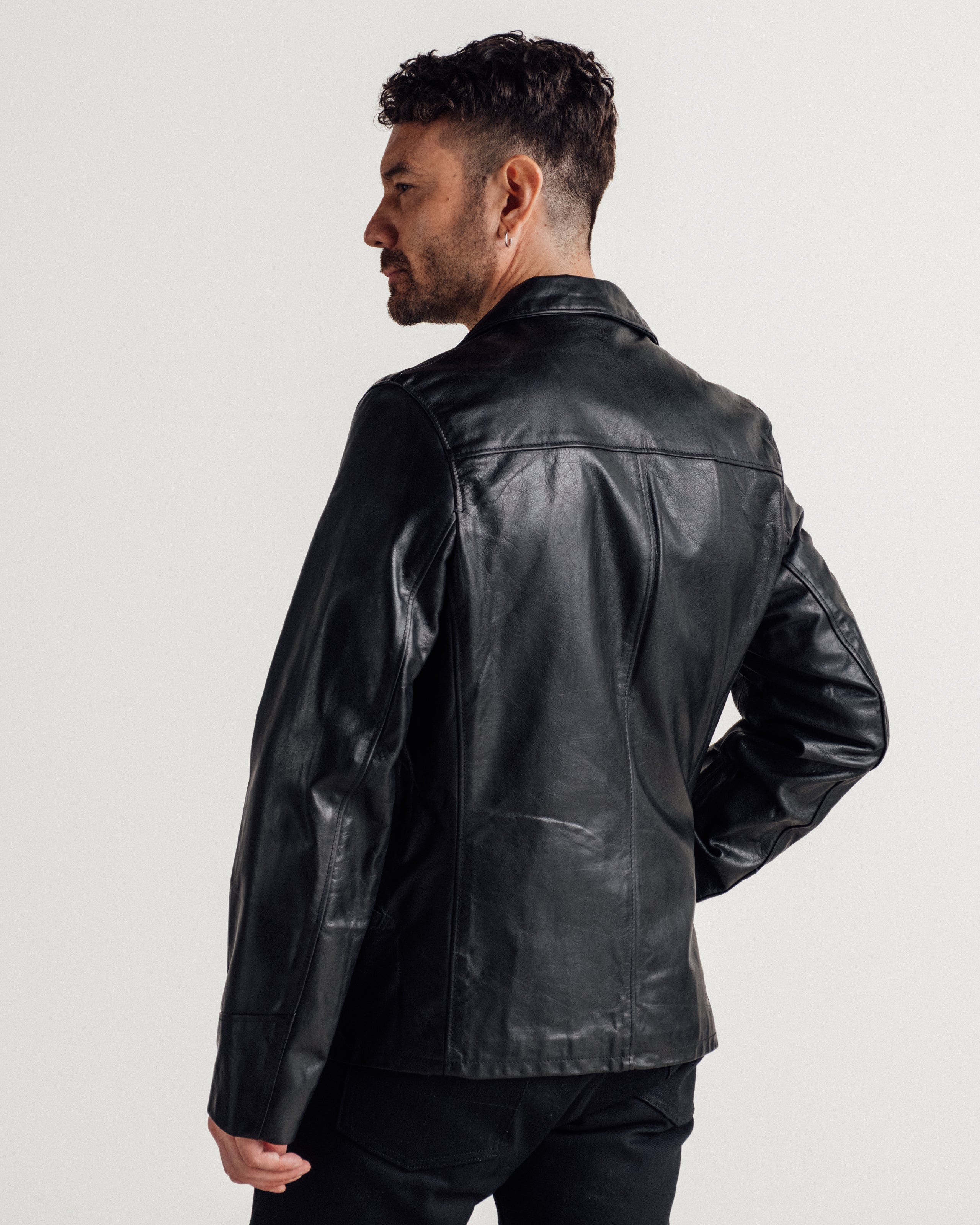 544 Lightweight Cowhide Car Coat