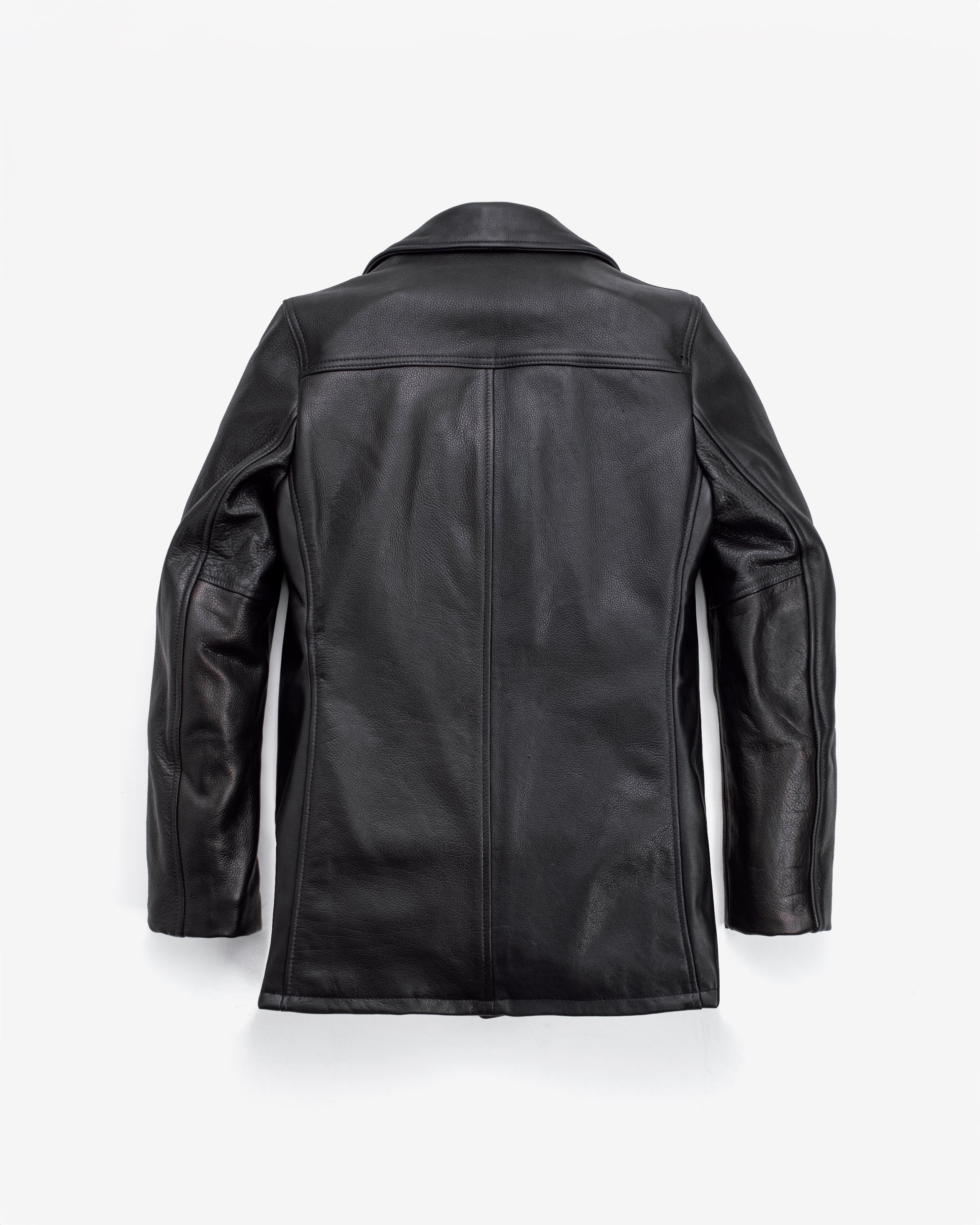 564 Pebbled Cowhide Car Coat