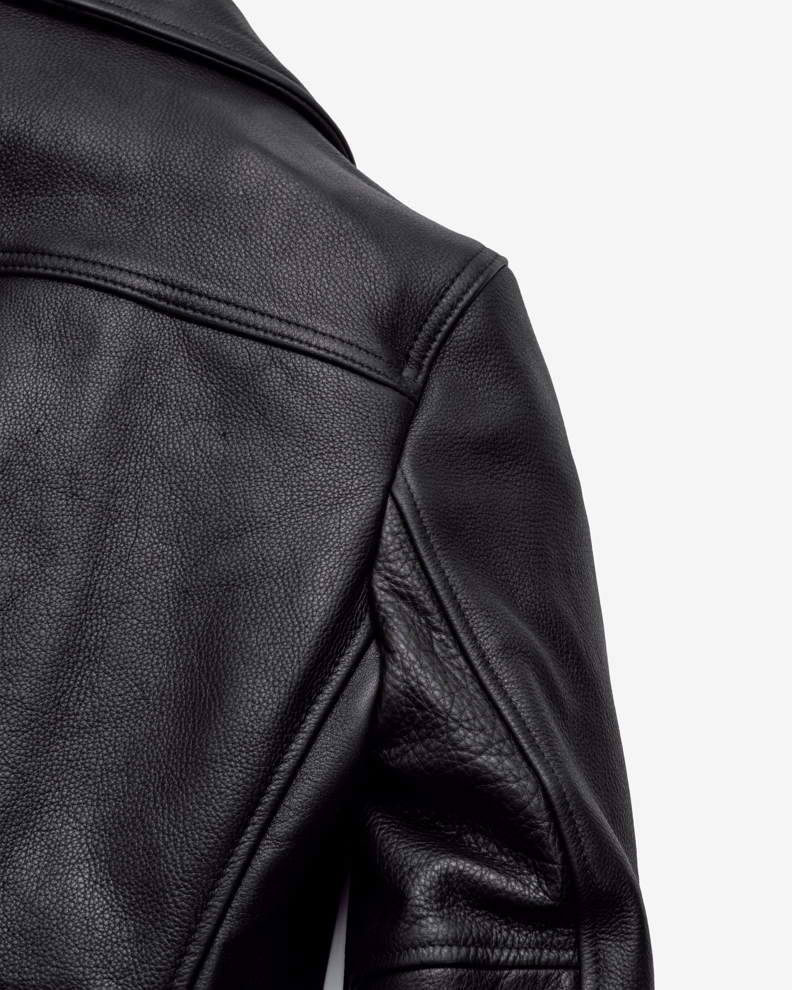 564 Pebbled Cowhide Car Coat