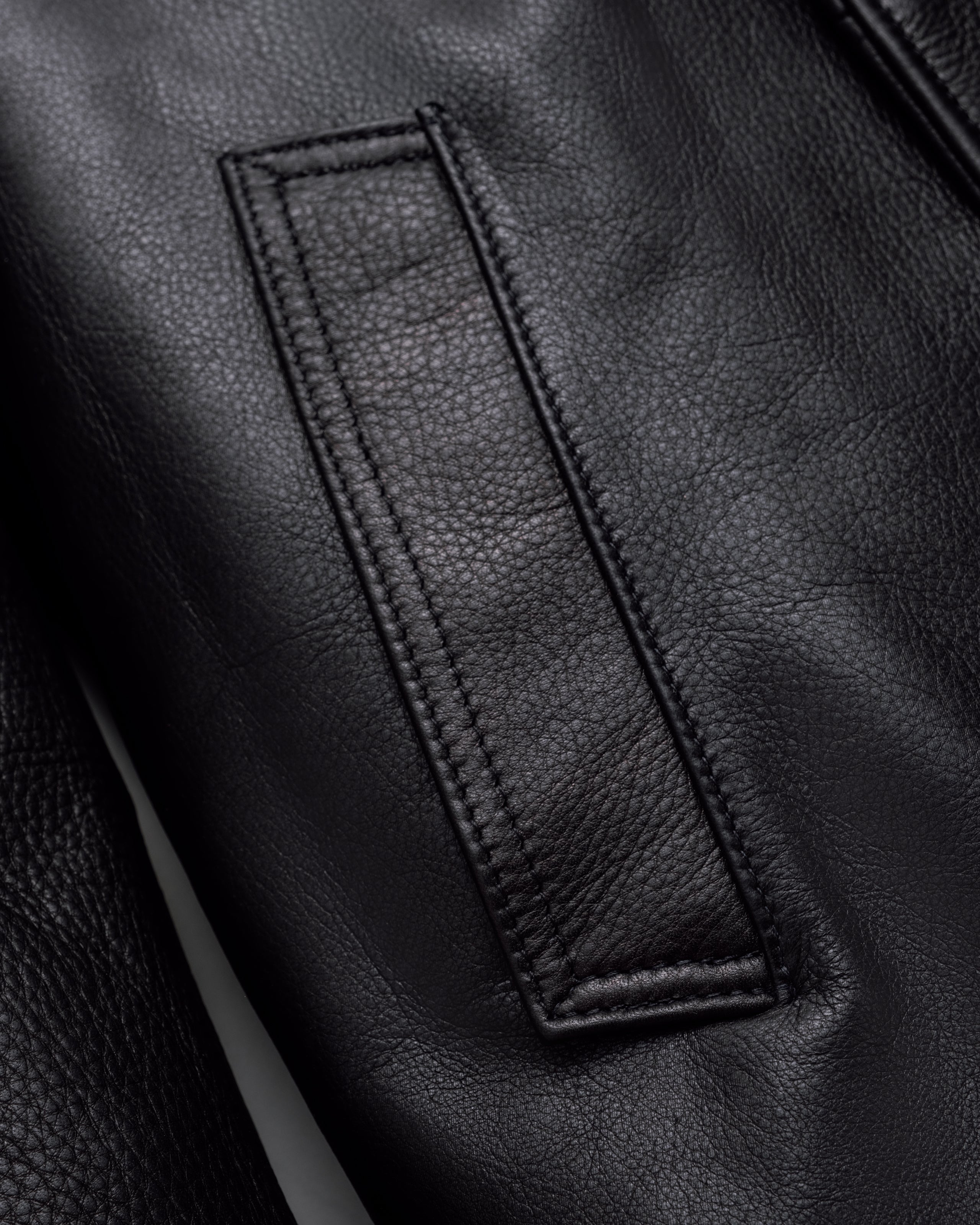 564 Pebbled Cowhide Car Coat
