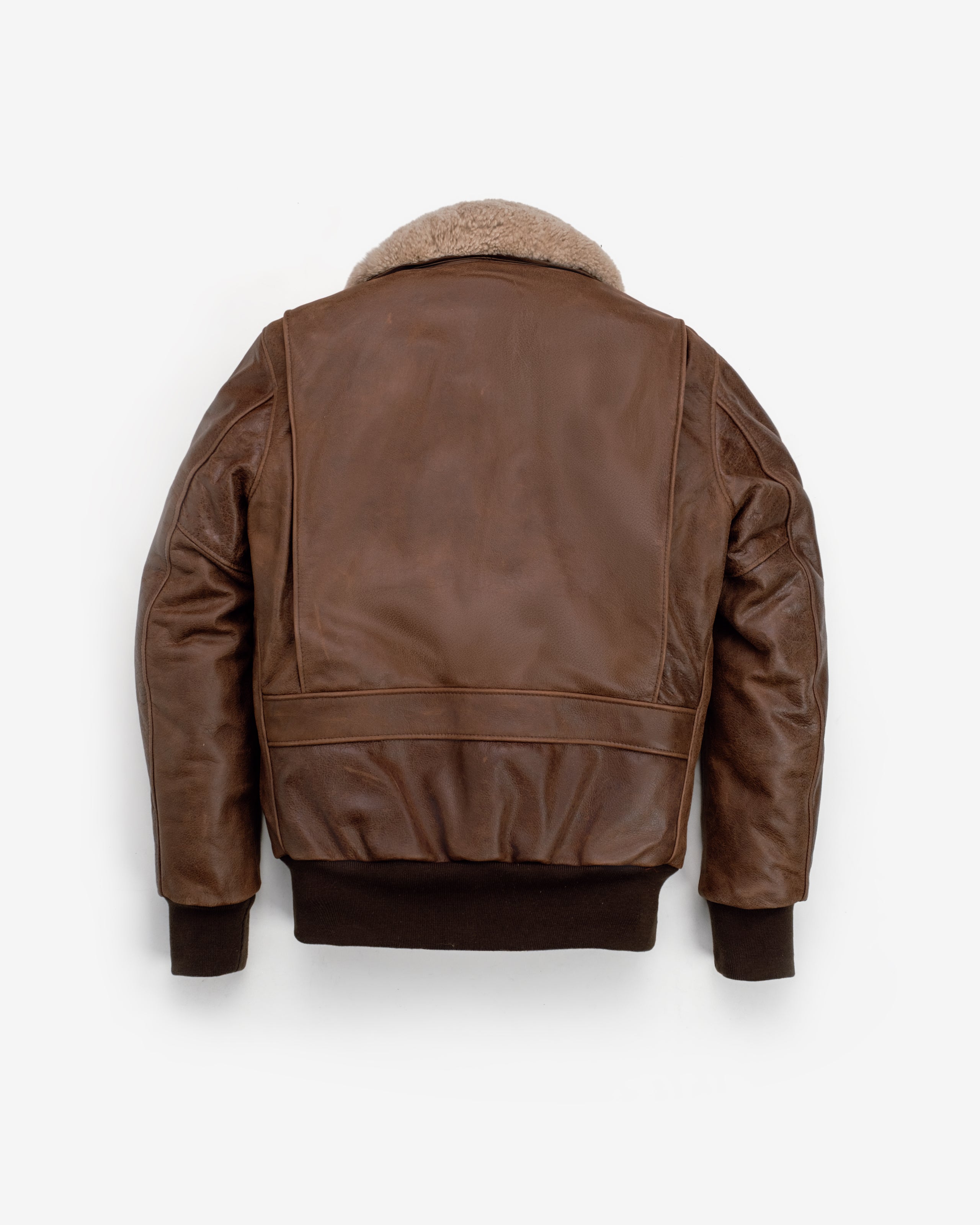 594 Naked Buffalo Leather Bomber Jacket