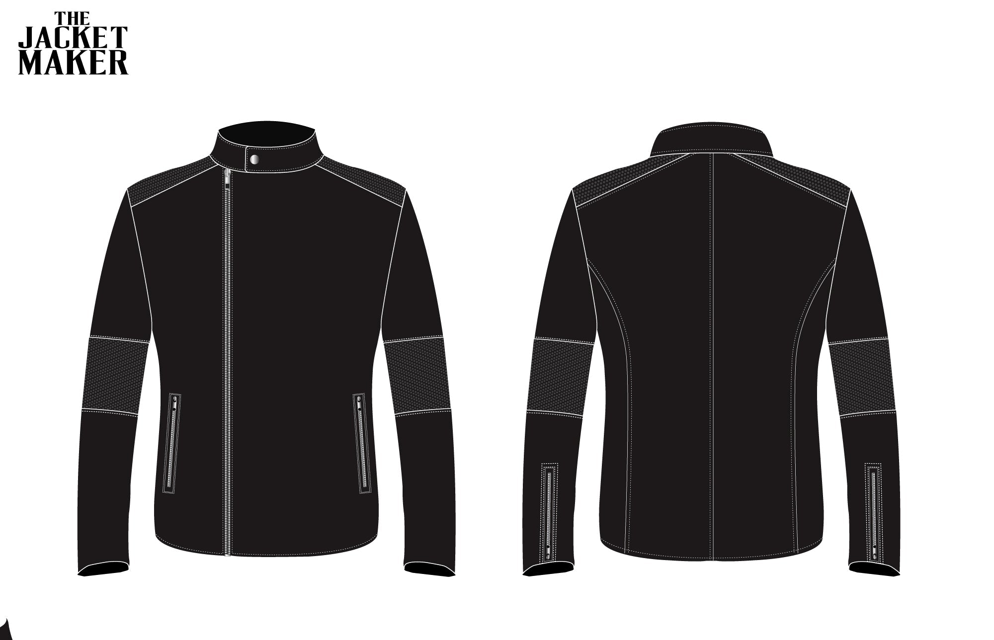 Custom Wendy Bibiana Bermudez Lopez Leather Jacket 1/2 Installment