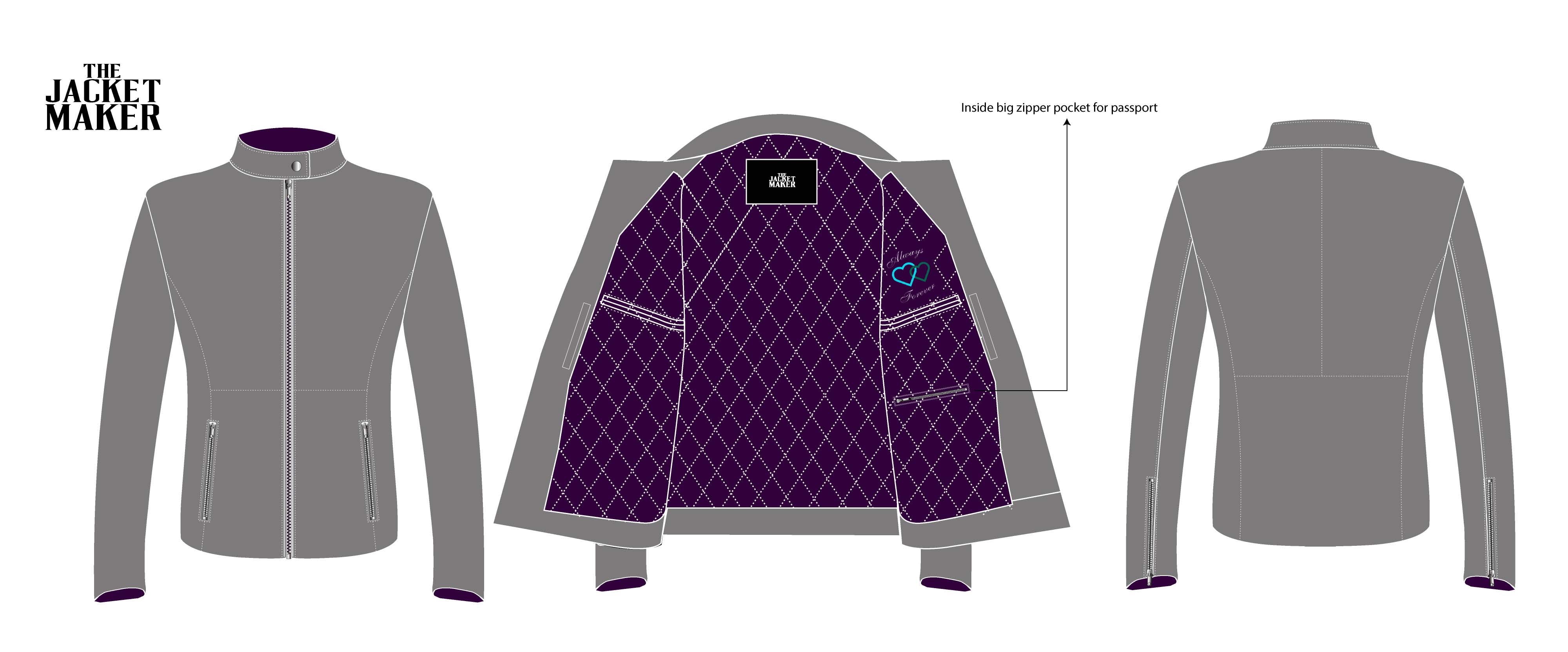Custom Shawna Walsh Leathe Jacket 1/3 installments