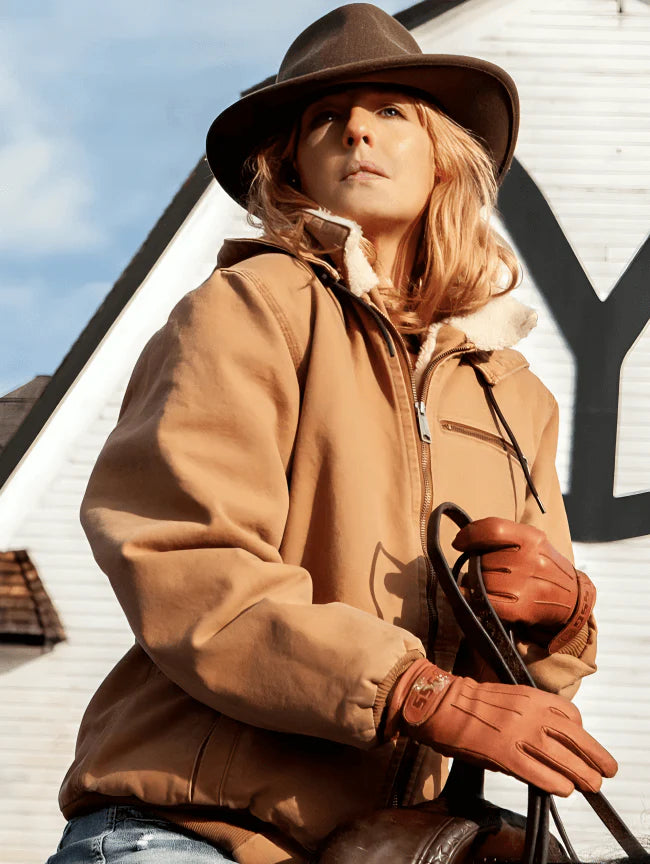 Kelly Reilly Yellowstone Beth Dutton Hoodie Jacket (Inspired Style)