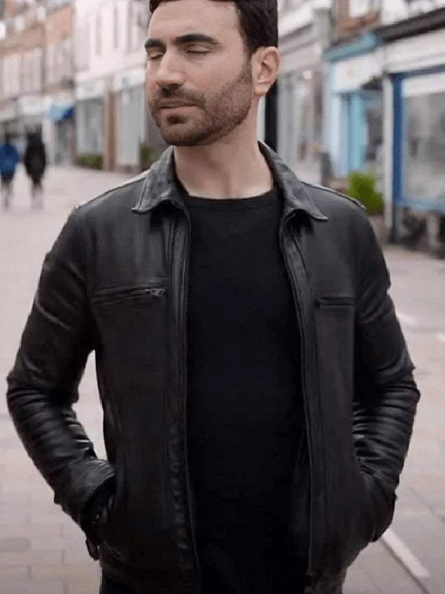 Brett Goldstein Ted Lasso S02 Roy Kent Leather Jacket