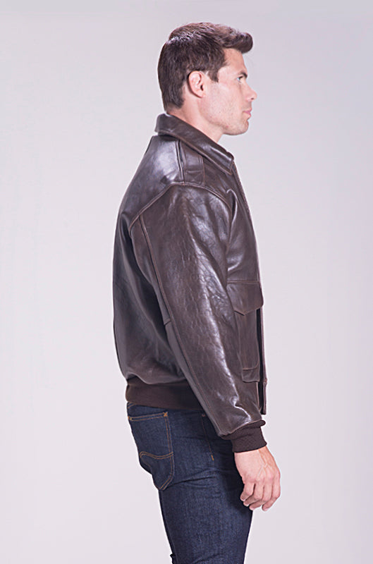 A2SM A-2 Leather Flight Jacket