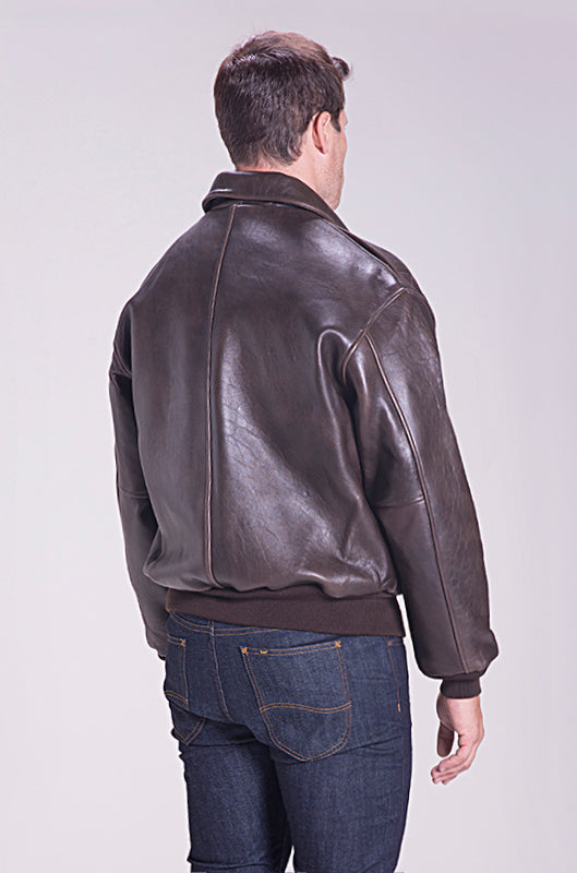 A2SM A-2 Leather Flight Jacket