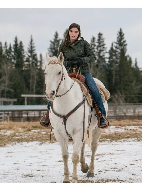 Heartland Georgie Green Jacket (Inspired Style)