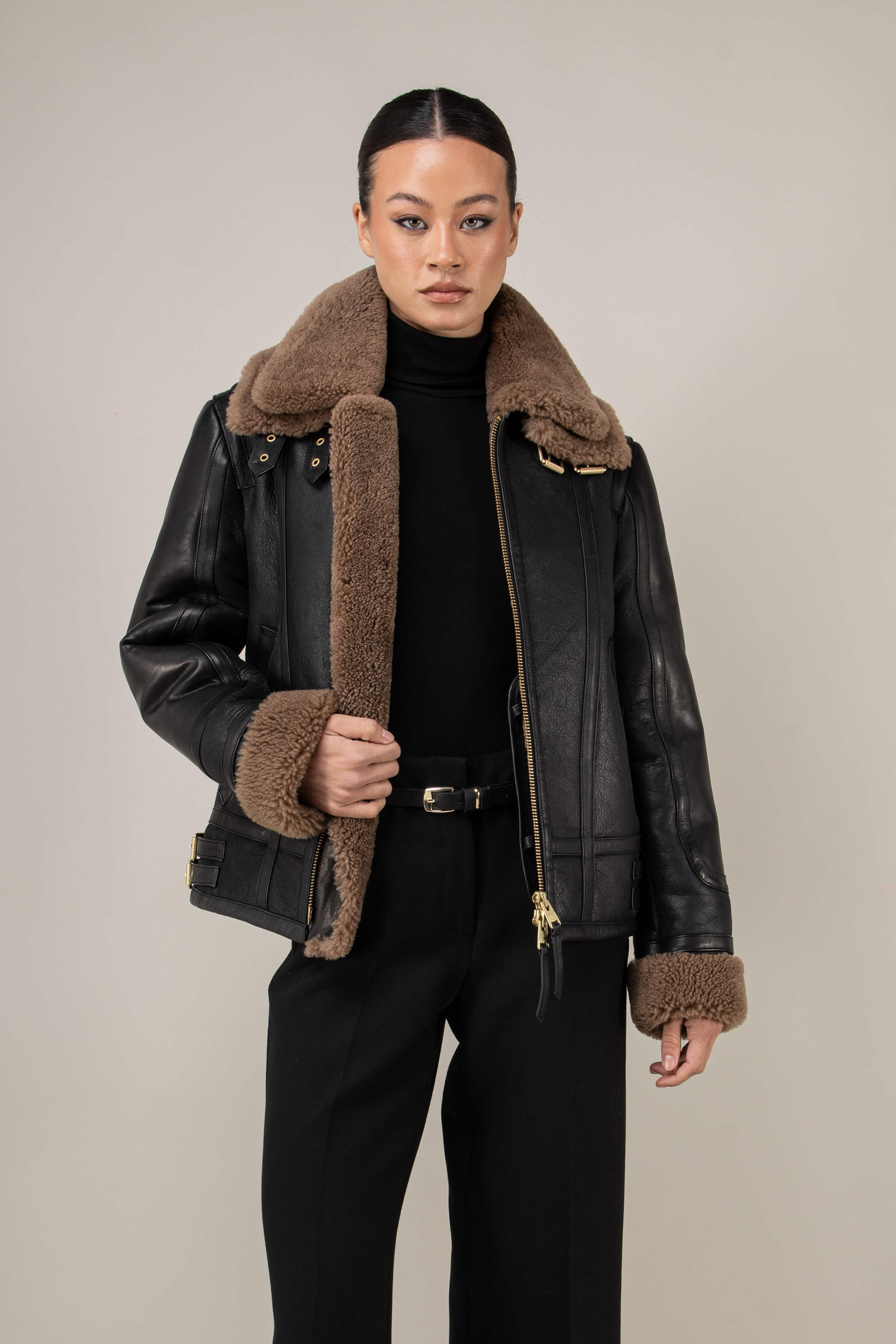 Bronx Shearling Jacket Tall (Woman)