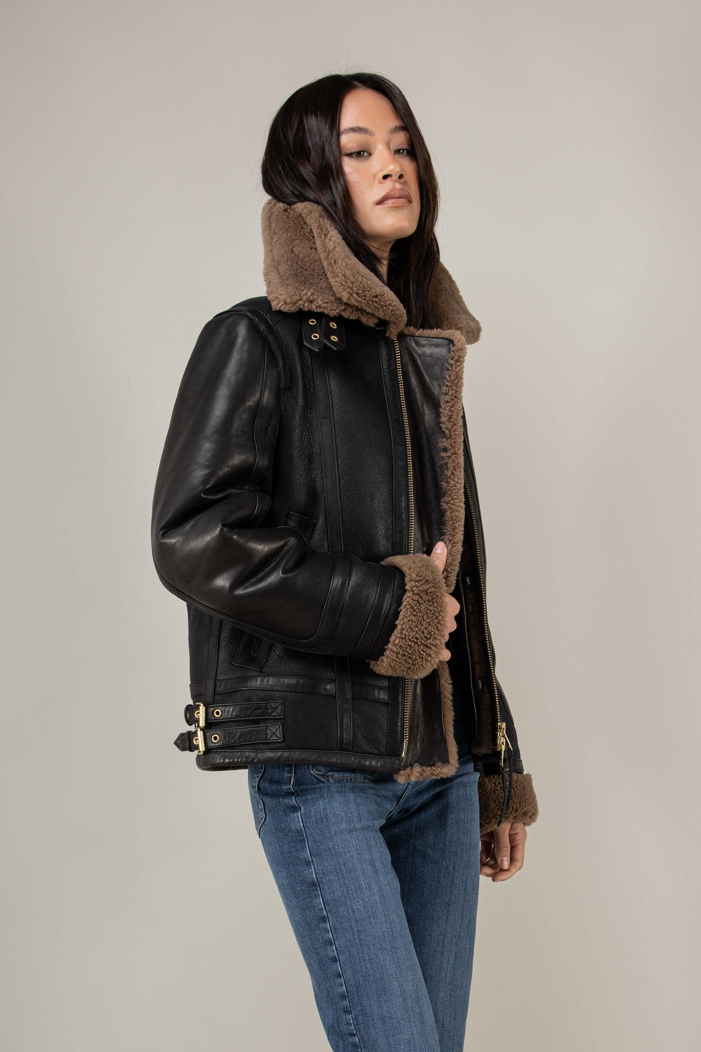 Bronx Shearling Jacket (Woman)