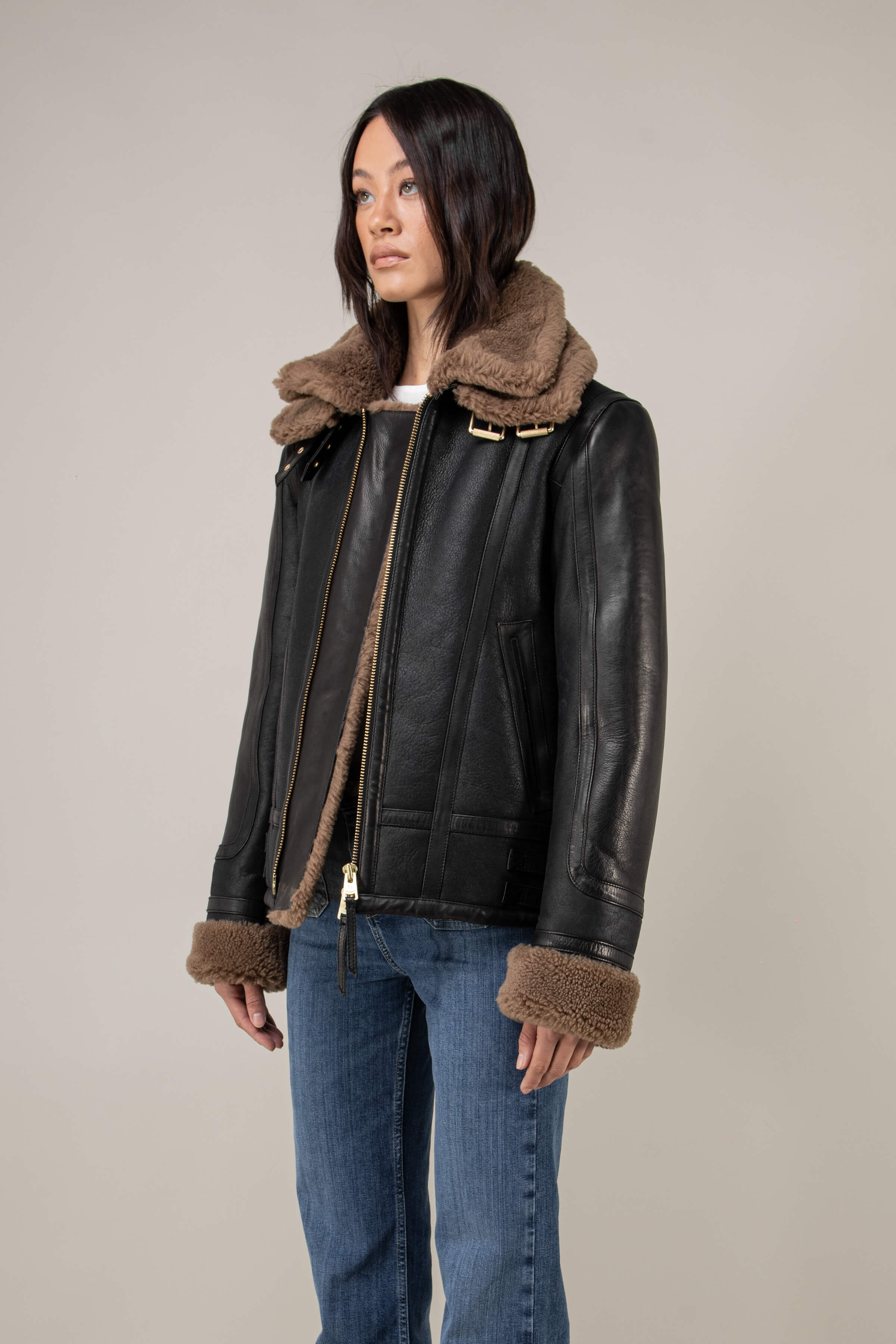 Bronx Shearling Jacket (Woman)