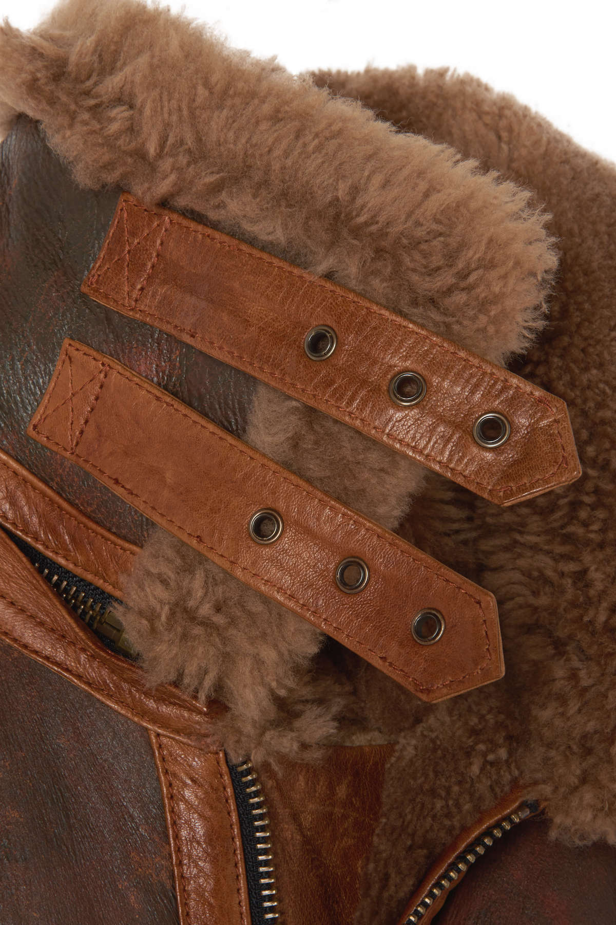 Bronx: Vintage Shearling Jacket (Woman)