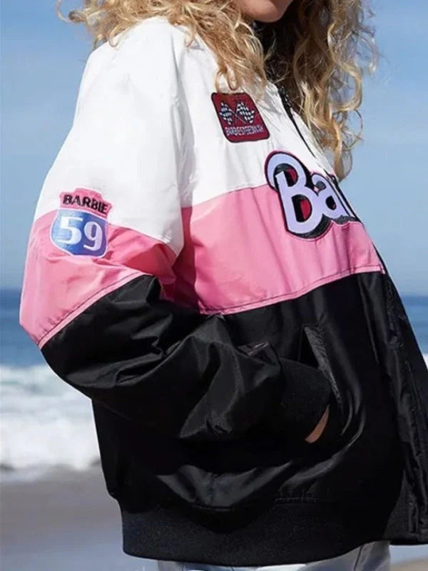 Barbie Motorcycle Racer Parachute Jacket