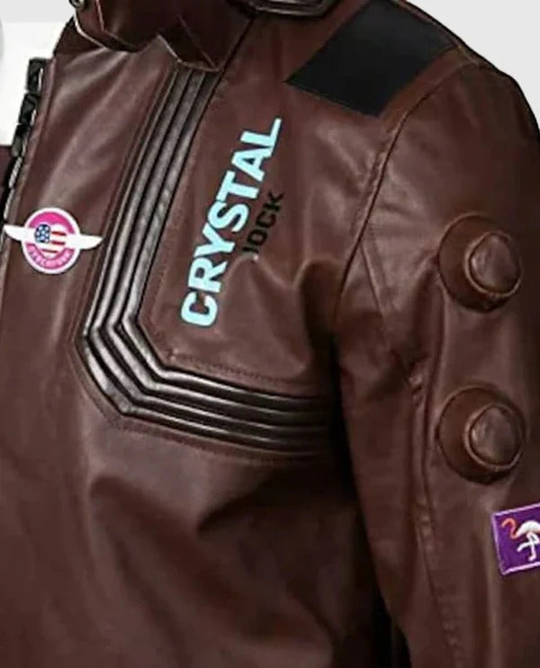 Cyberpunk-2077 Brown Bomber Samurai Jacket