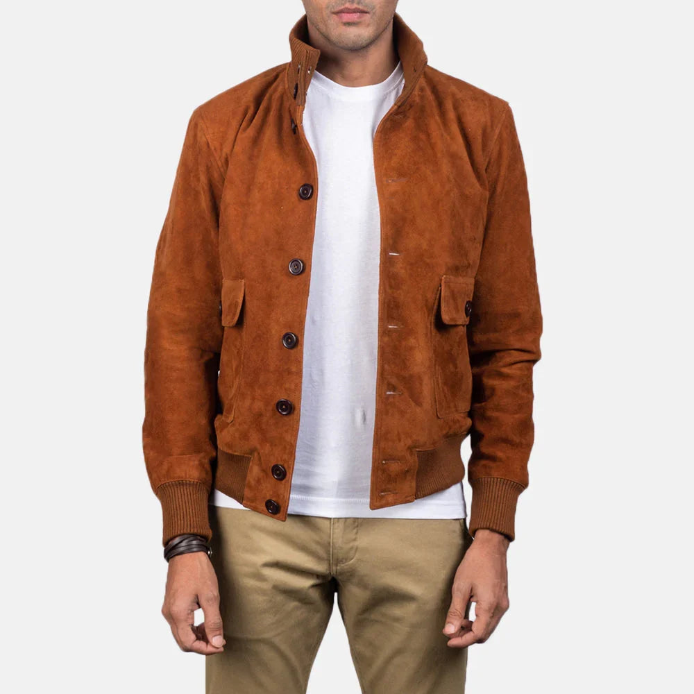 Custom Dragos Pascaru Suede Jacket
