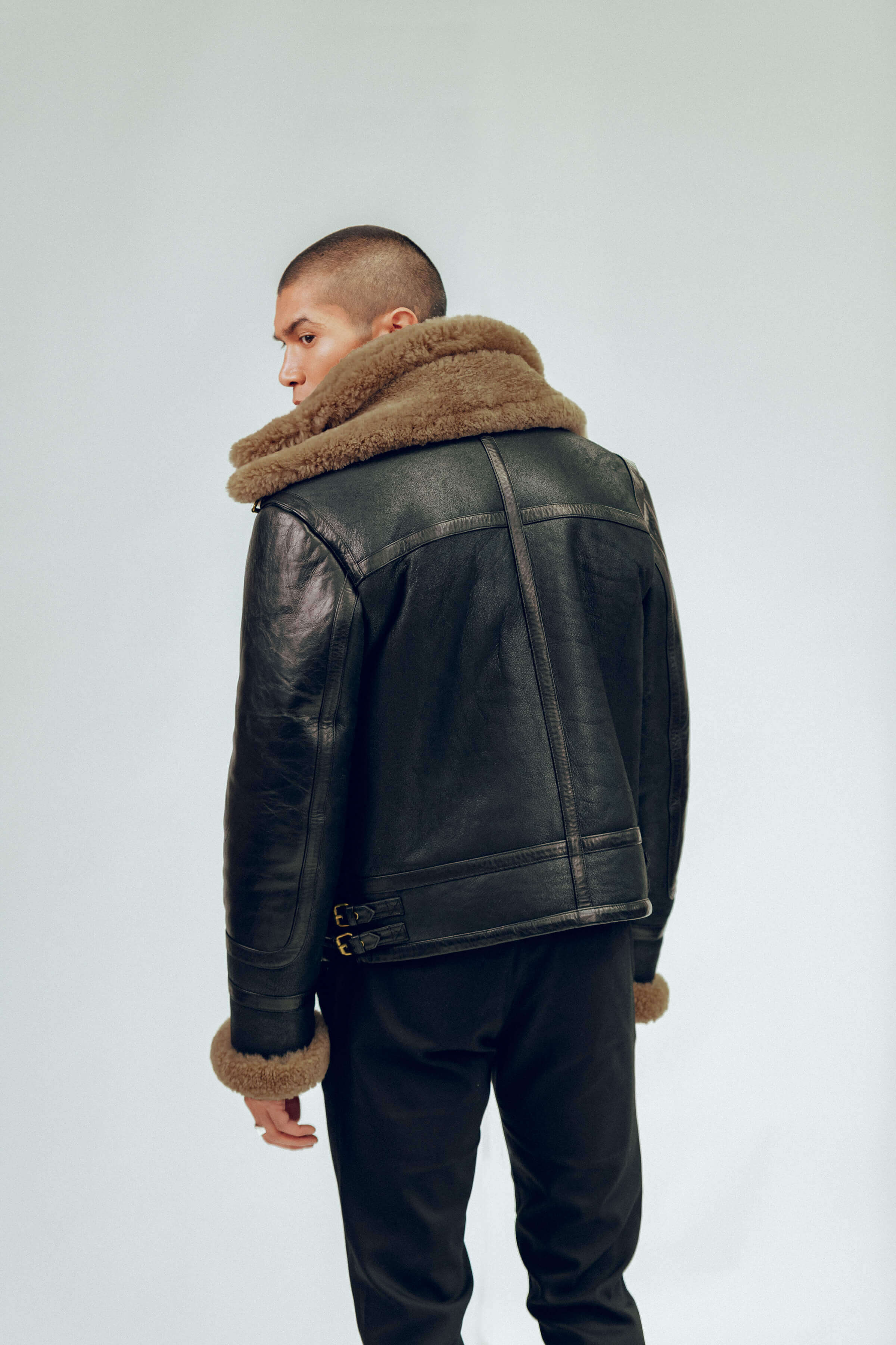 Bronx Shearling Jacket Tall (Man)