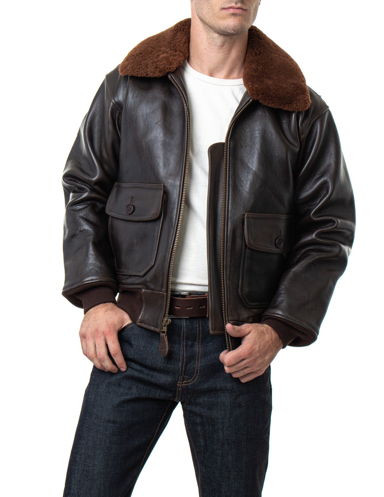G1S G-1 Leather Flight Jacket