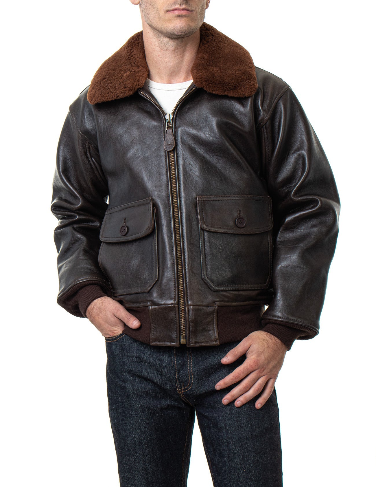 G1S G-1 Leather Flight Jacket