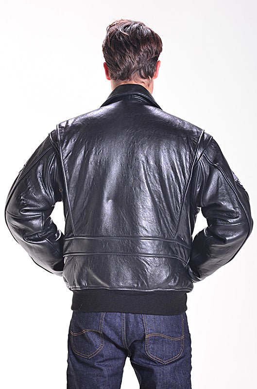 G1TG G-1 Wings of Gold Leather Bomber Jacket