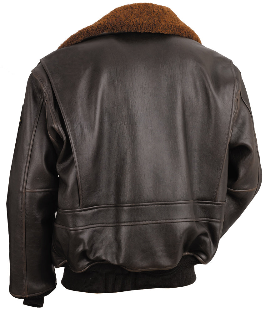 G1TG G-1 Wings of Gold Leather Bomber Jacket