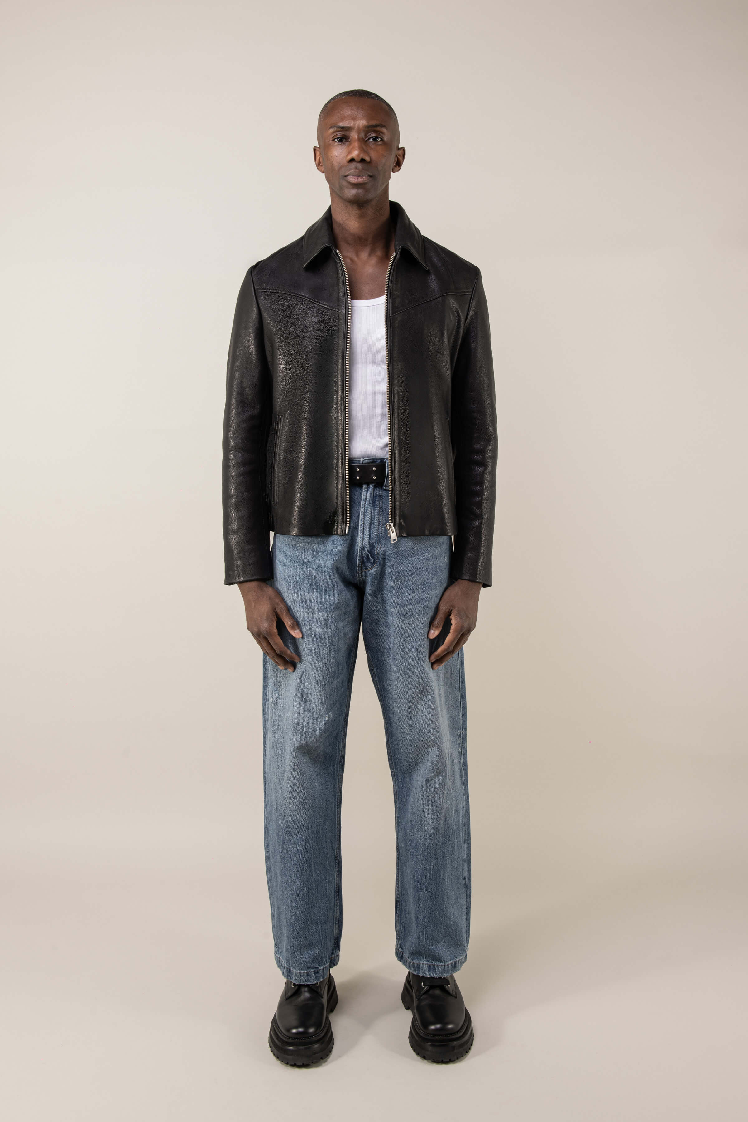 Hendrix Tall Leather Jacket