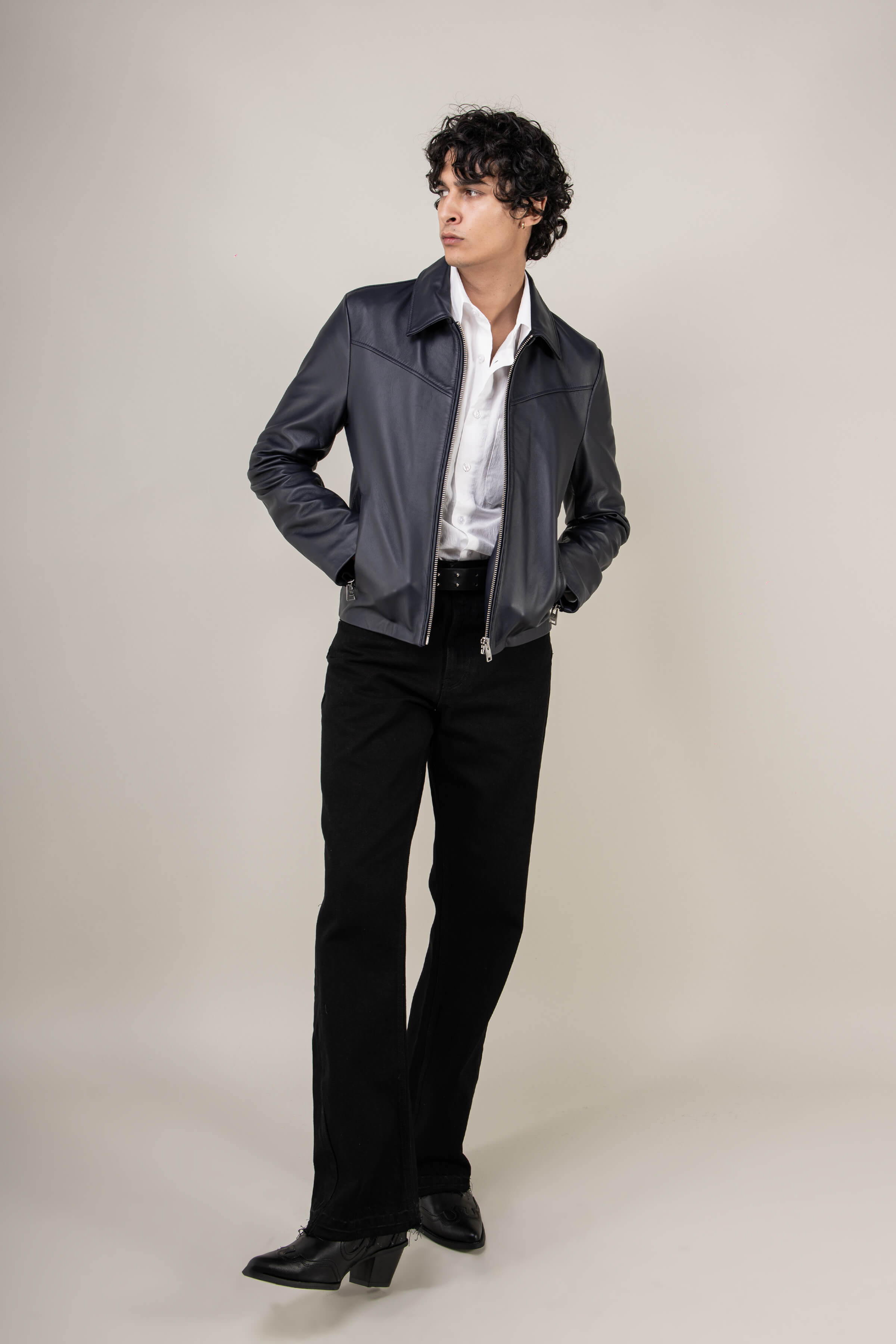 Hendrix: Royal Navy Leather Jacket