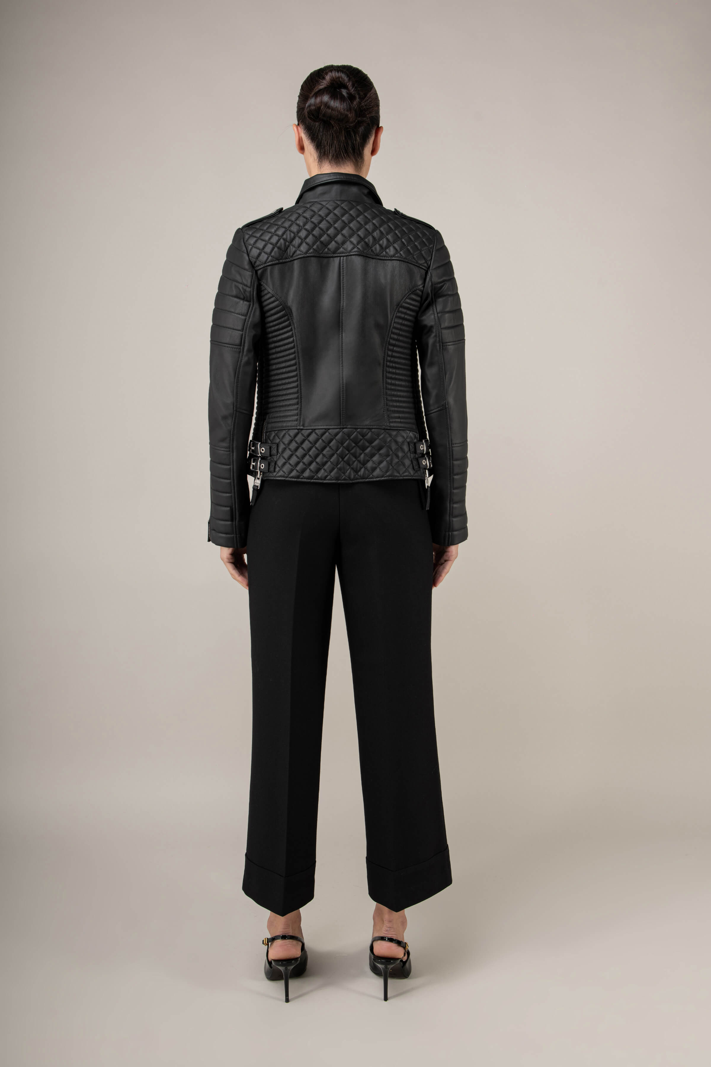 Kay Michaels 3.0 Leather Jacket Tall (Woman)