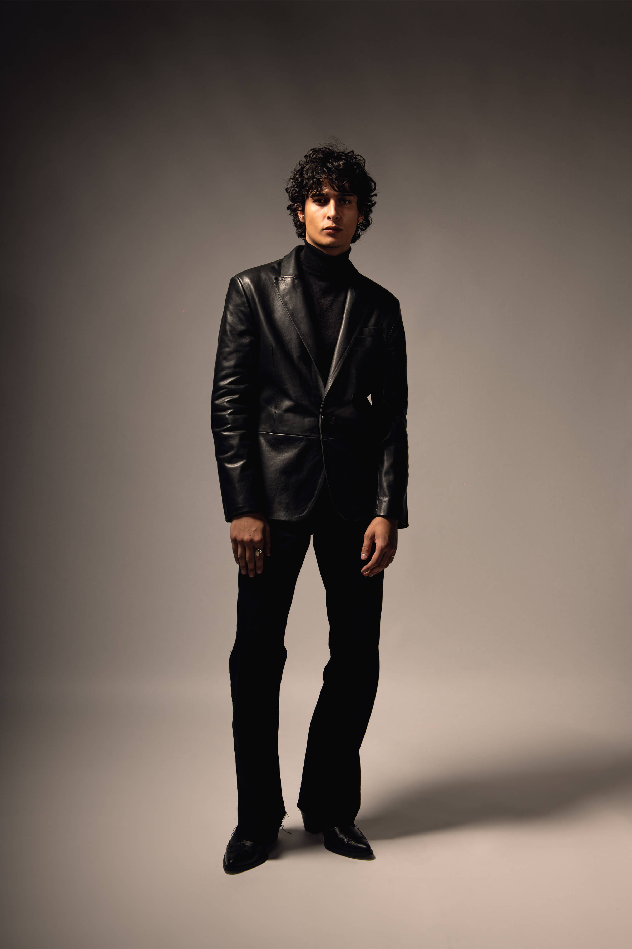 Leather Blazer Tall