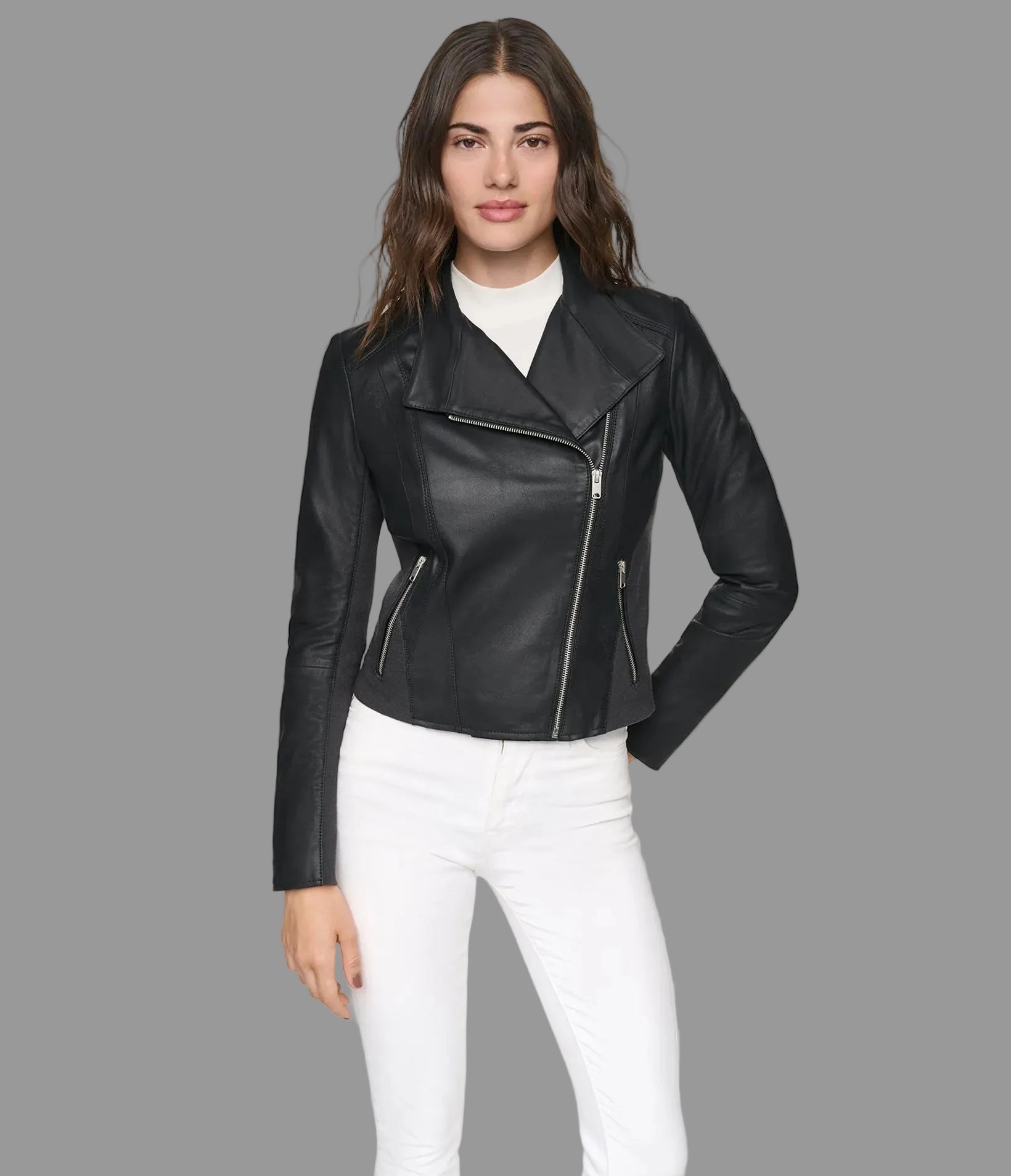 Felix Leather Moto Jacket