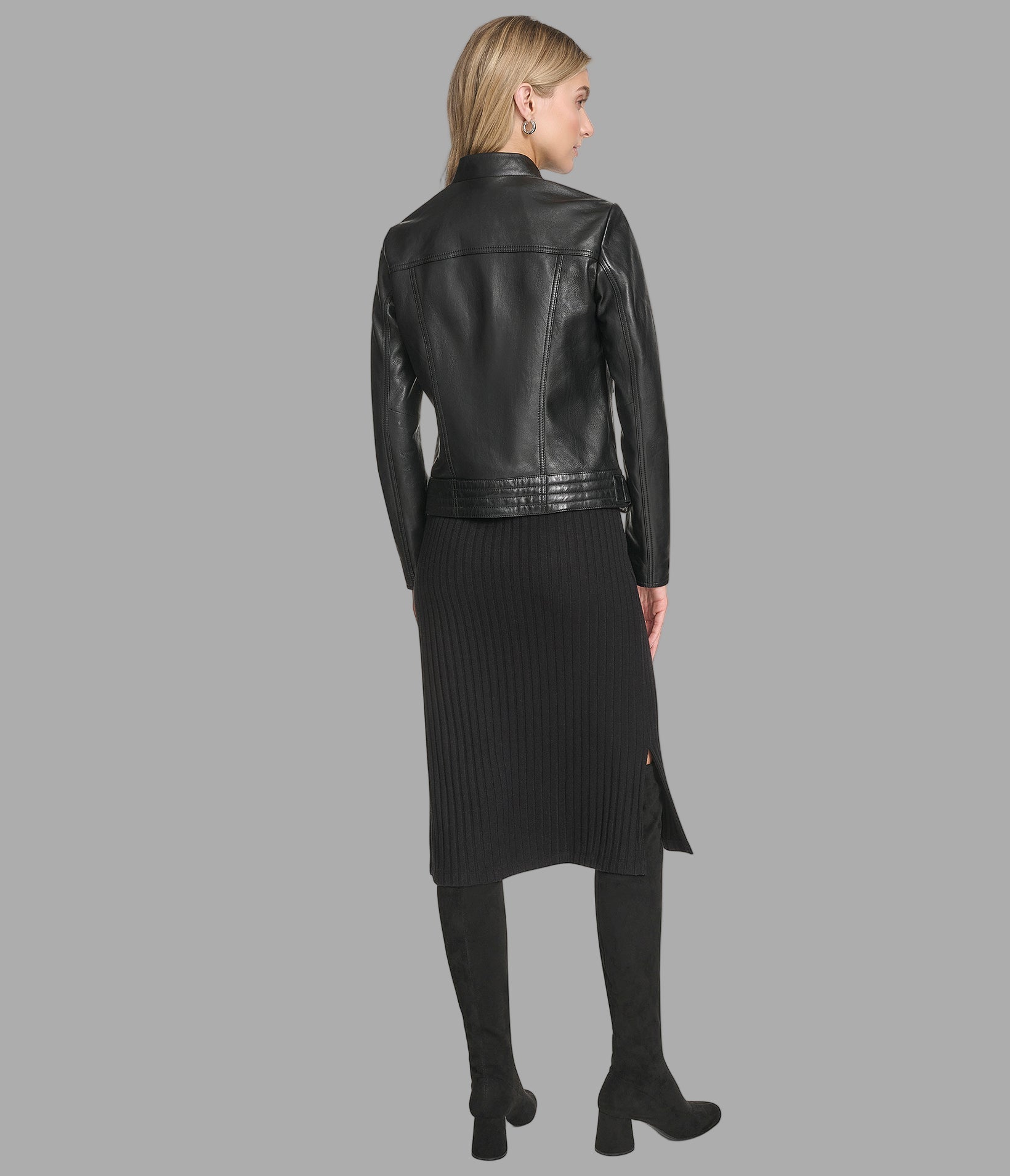 Frankie Leather Moto Jacket