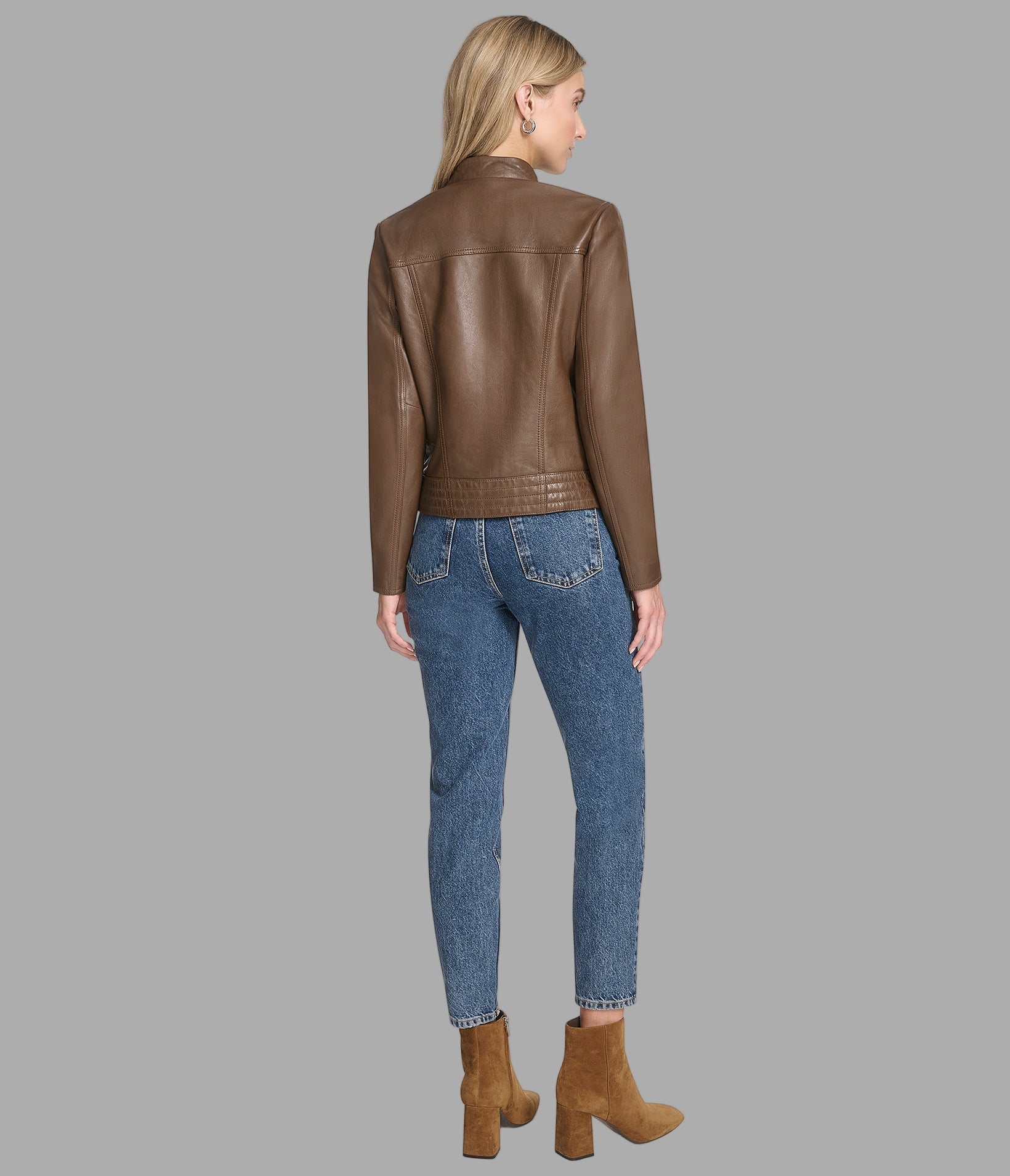 Frankie Leather Moto Jacket