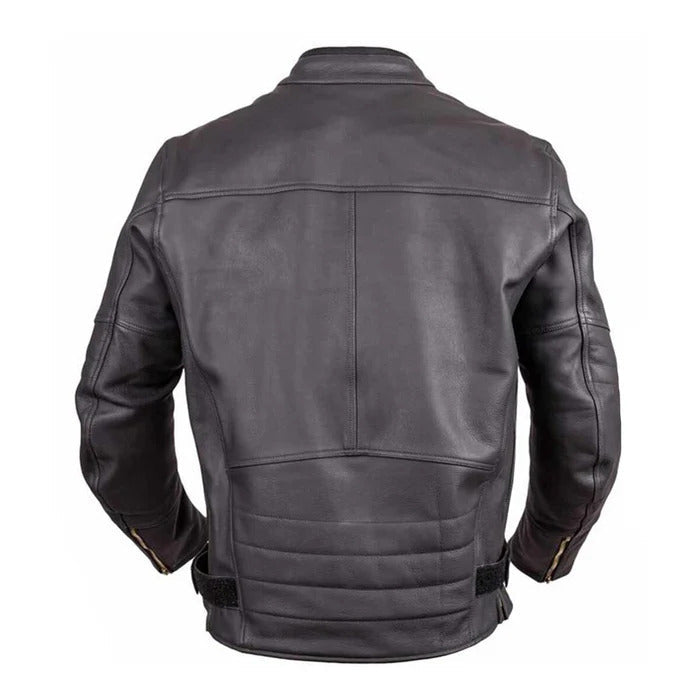 Men's Panther Motorcycle Leather Jacket