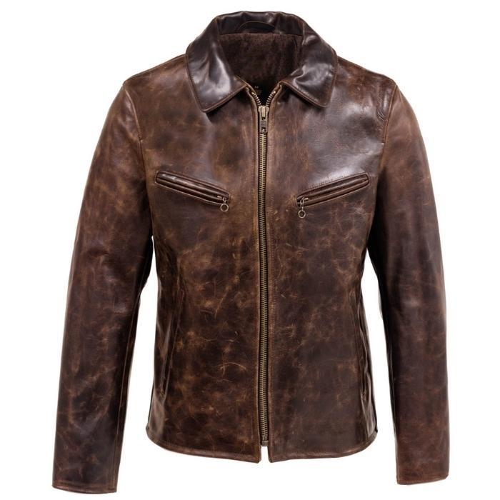 Men's Retro Moto Style Jacket