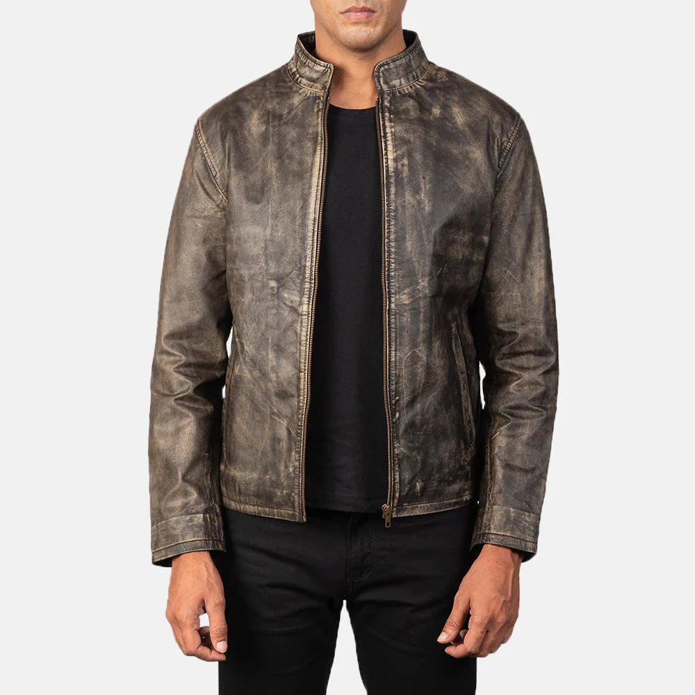Custom Ryan Strotheide Leather Jacket