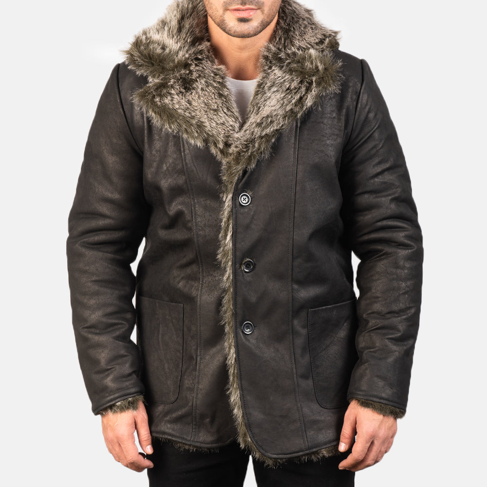 Custom Matt Polarbear Mdu Leather Coat 1/2 Installment
