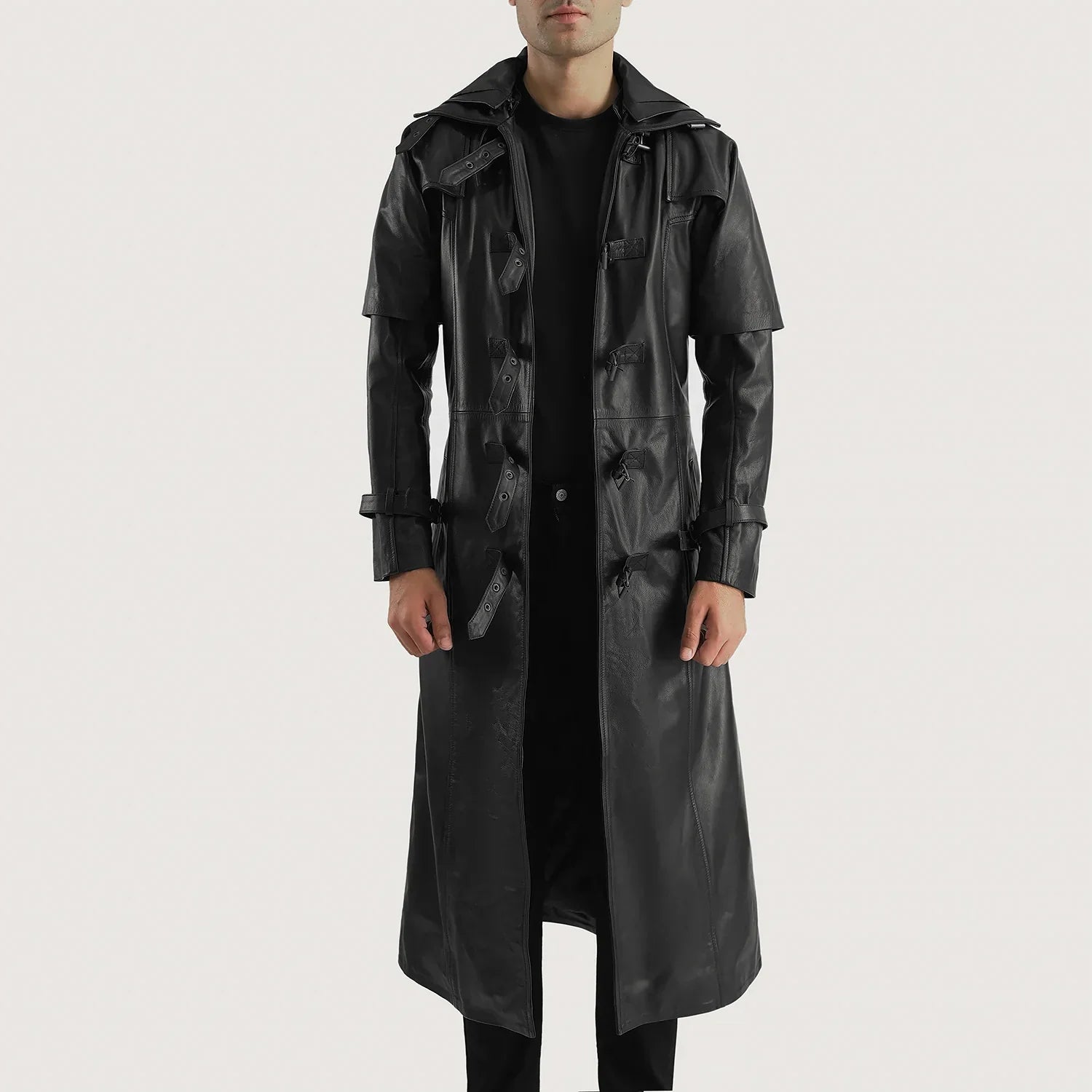 Custom Lyman Dyer Leather Coat