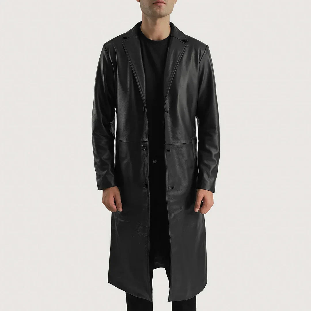 Custom Anthony Leather Coat