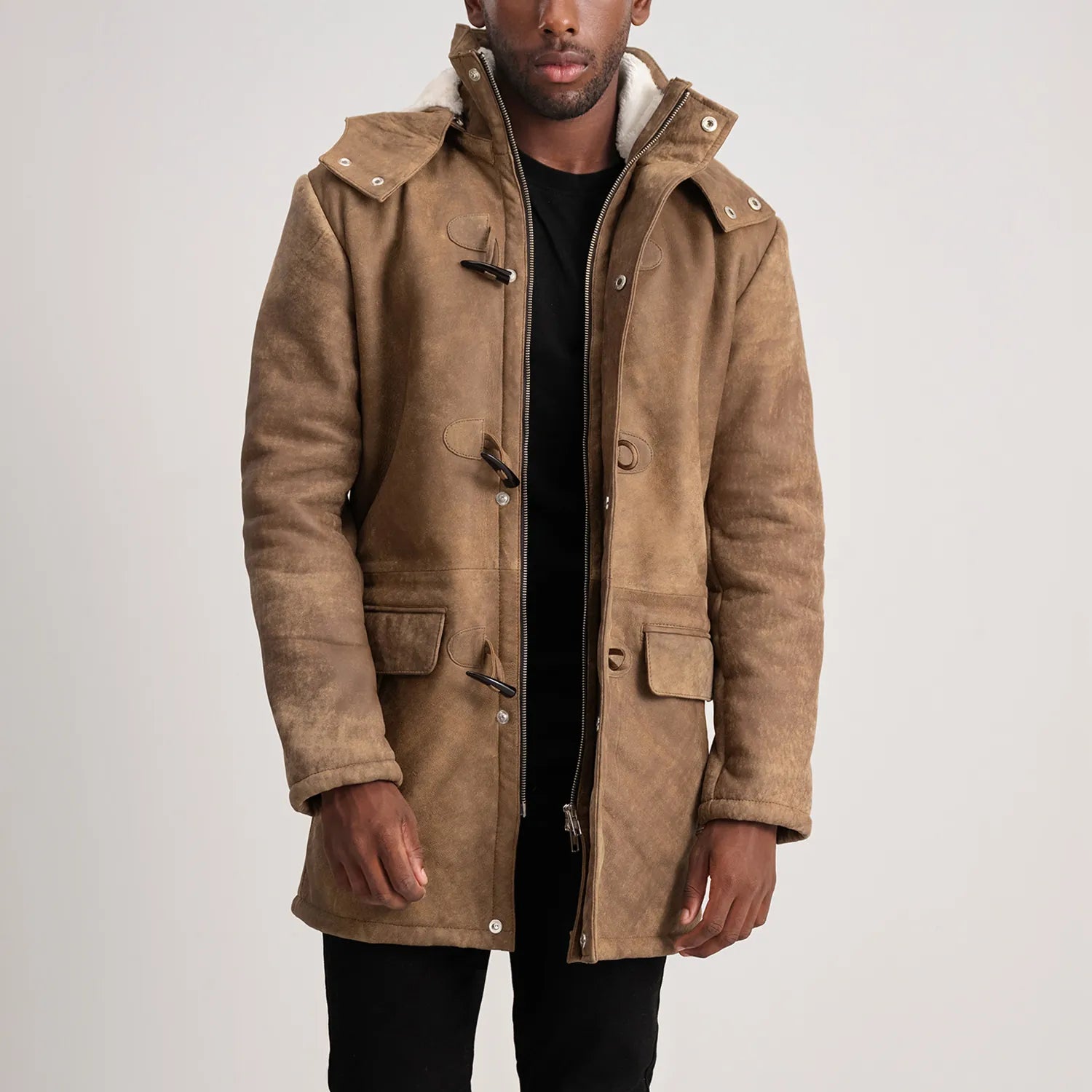 Custom Michael Manrique Leather Coat