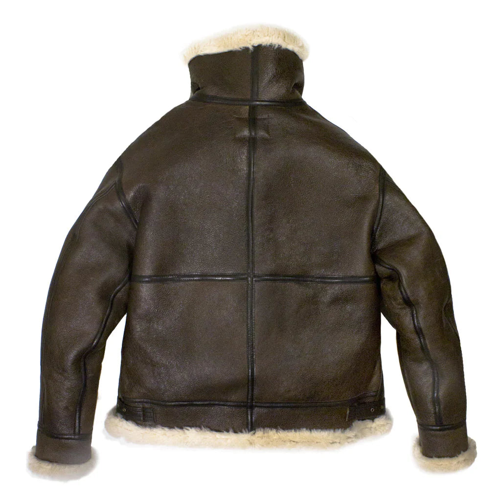 Men's Genuine Sheepskin B3 Bomber Jacket